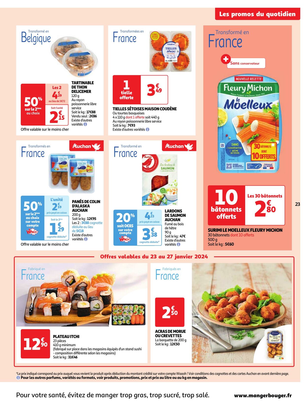 Catalogue Auchan 23.01.2024 - 29.01.2024