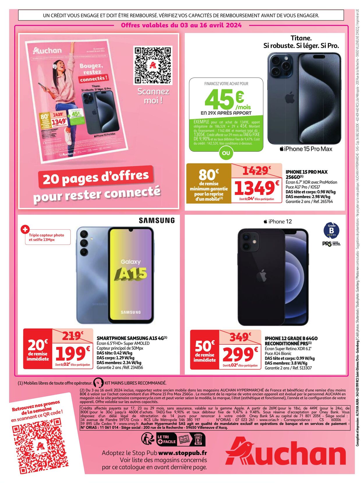 Catalogue Auchan 03.04.2024 - 08.04.2024