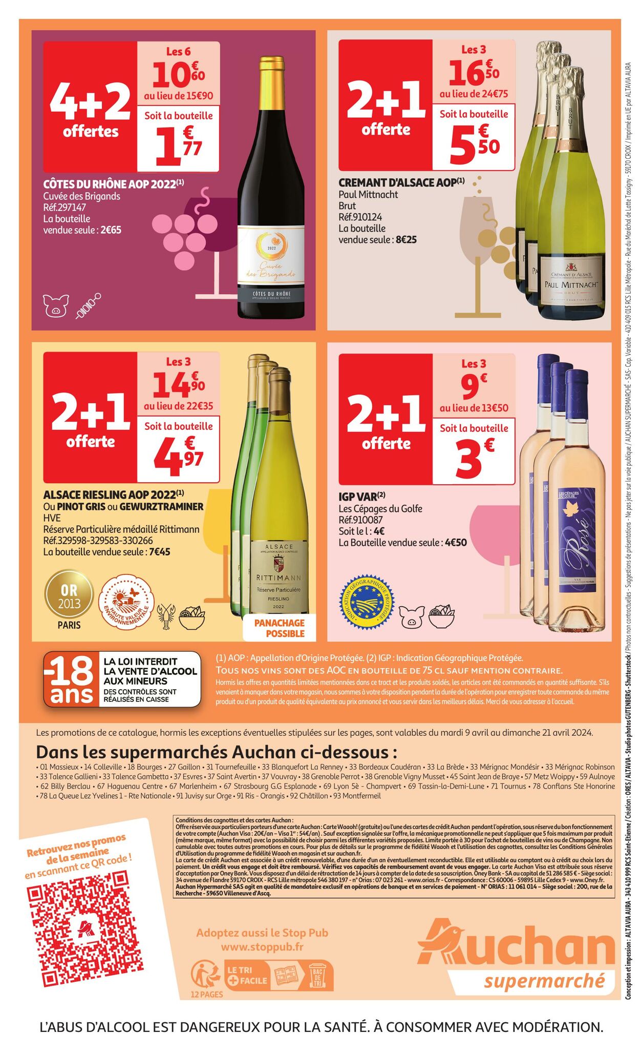 Catalogue Auchan 09.04.2024 - 21.04.2024