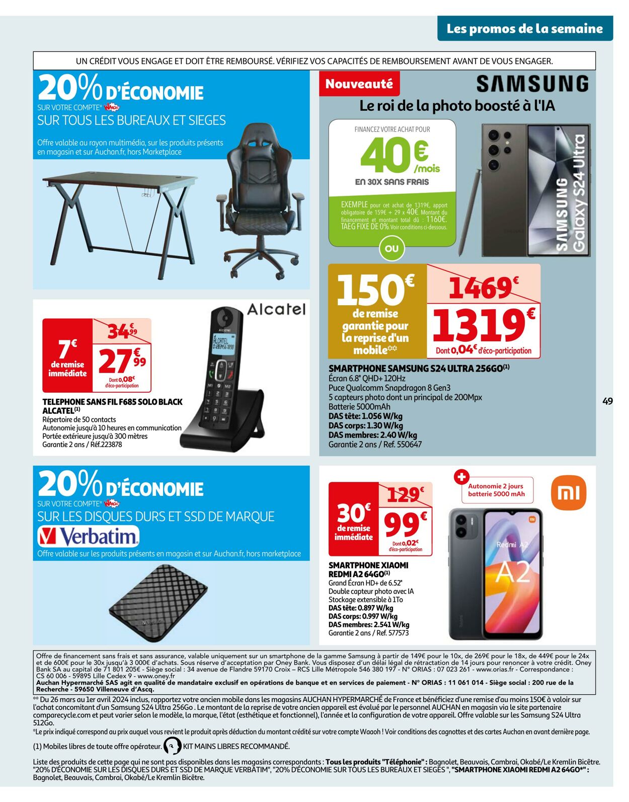 Catalogue Auchan 26.03.2024 - 01.04.2024