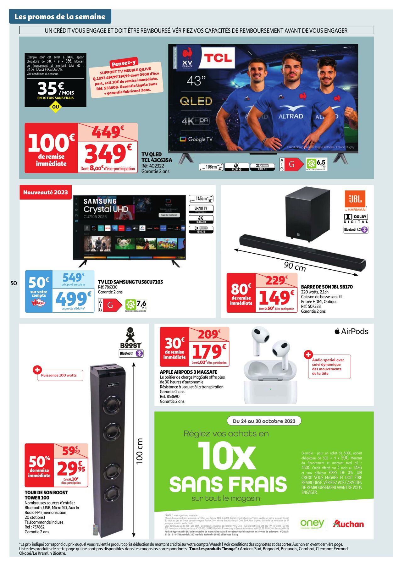 Catalogue Auchan 24.10.2023 - 30.10.2023