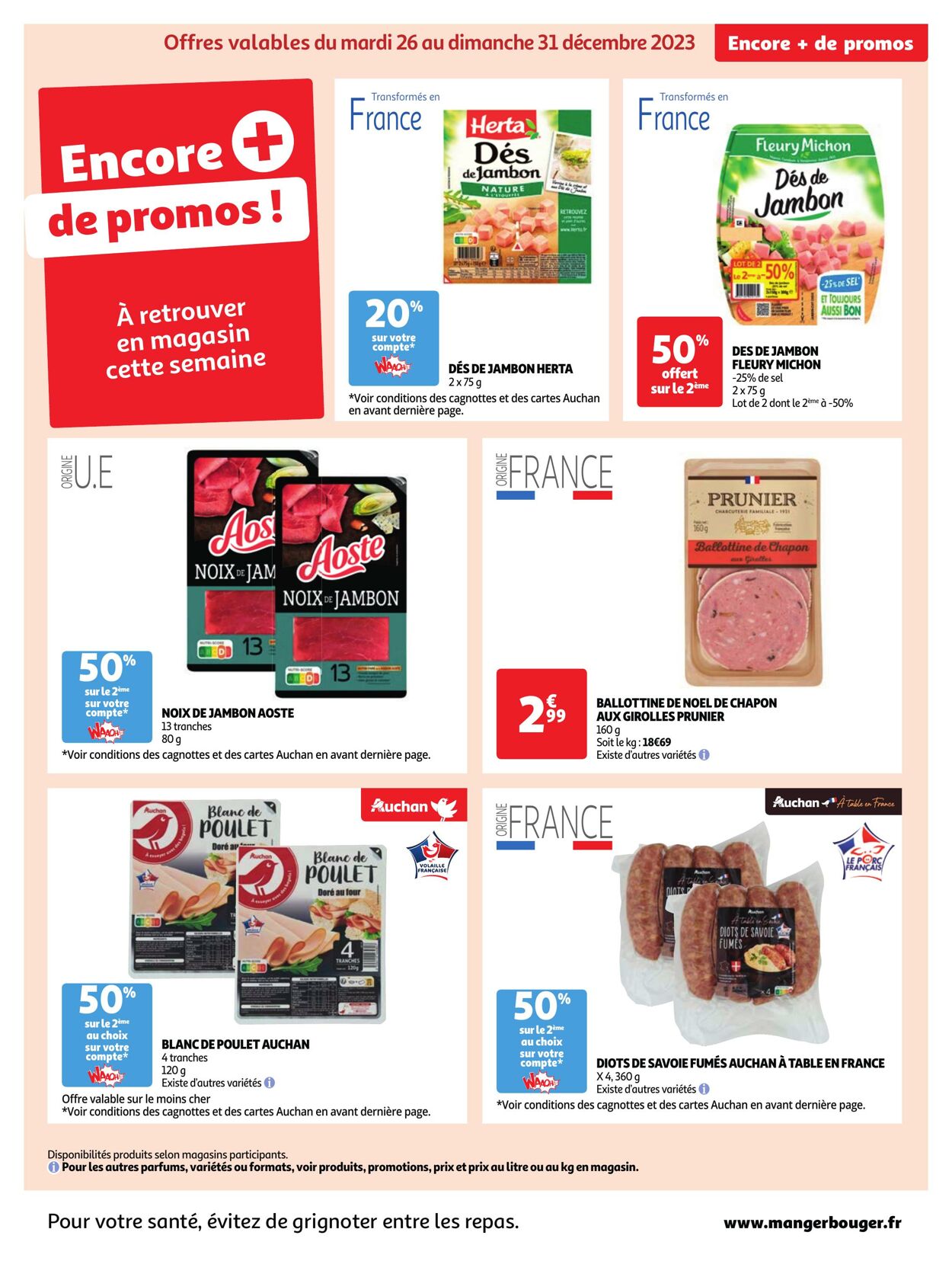 Catalogue Auchan 26.12.2023 - 31.12.2023