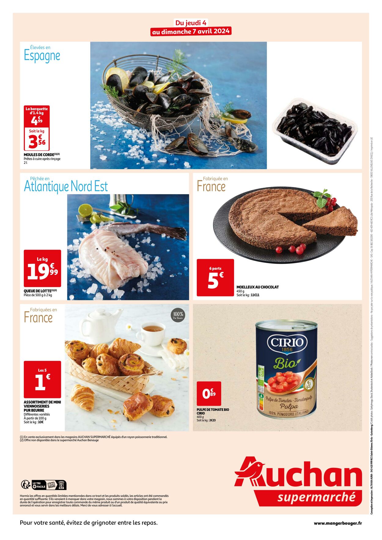 Catalogue Auchan 04.04.2024 - 07.04.2024