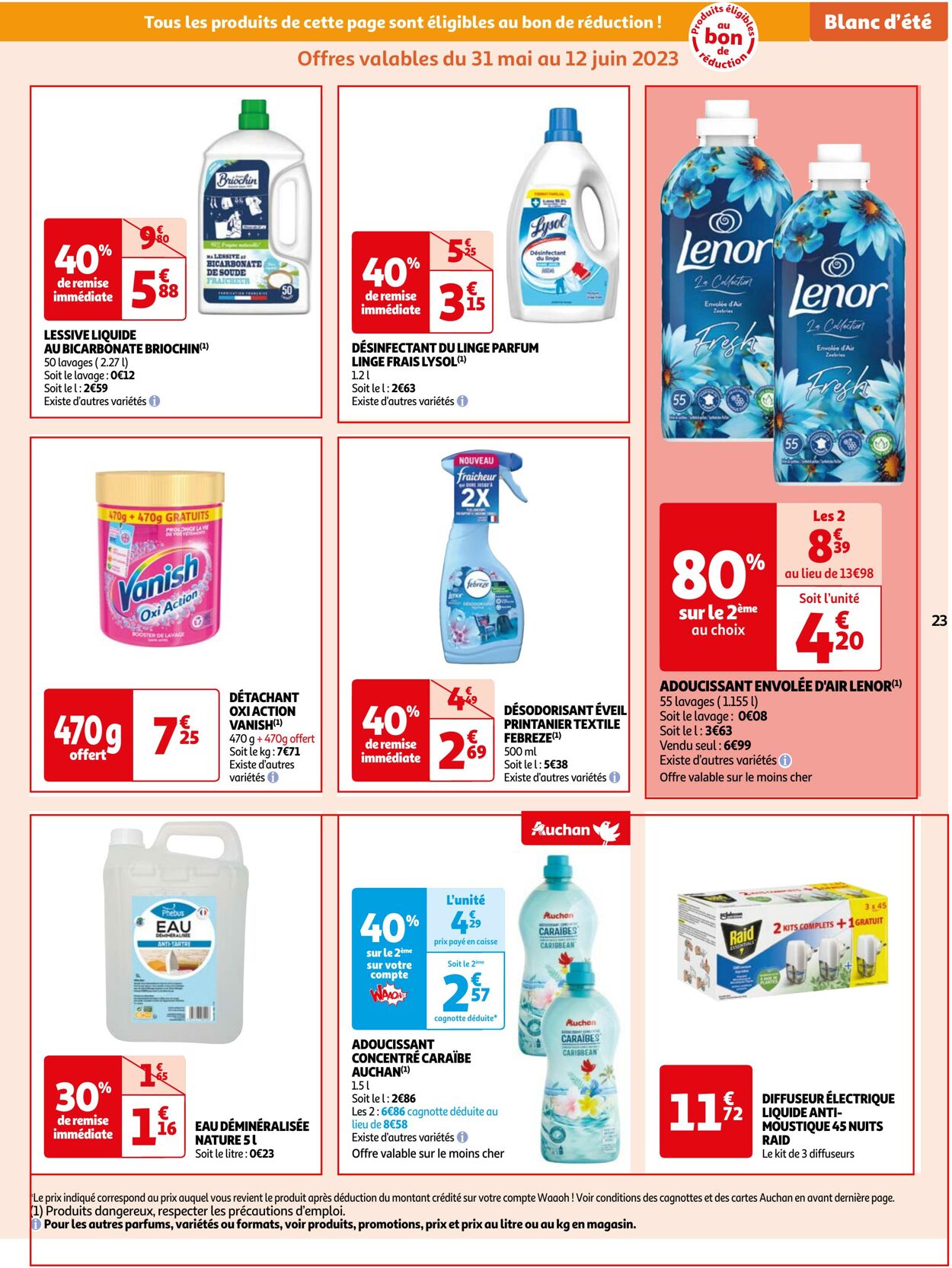 Catalogue Auchan 31.05.2023 - 04.06.2023