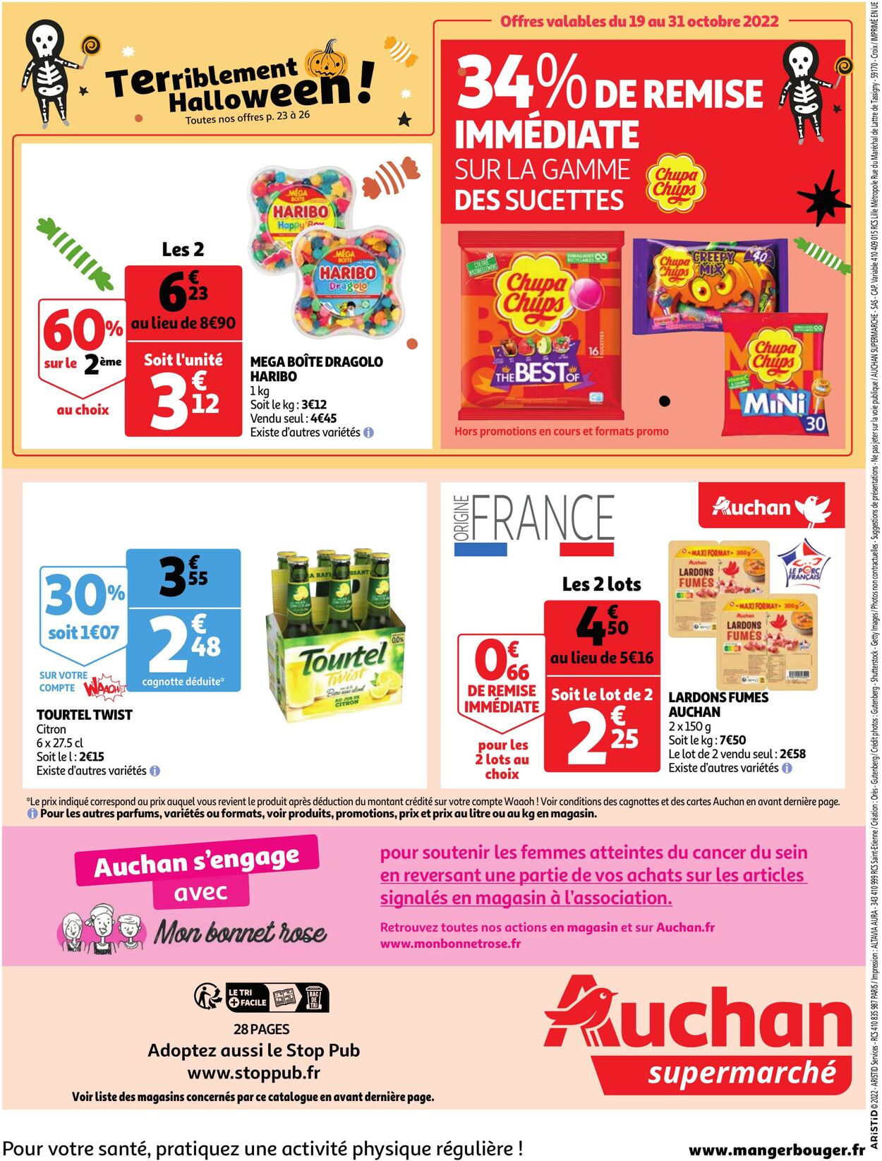 Catalogue Auchan 19.10.2022 - 25.10.2022