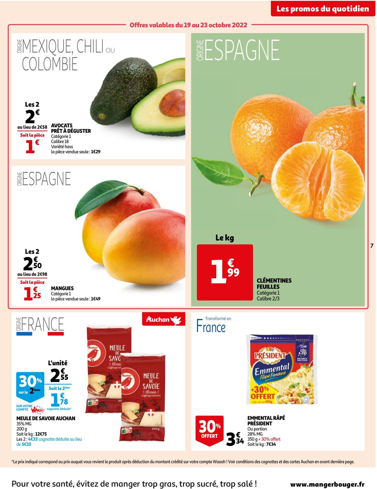 Catalogue Auchan 19.10.2022 - 25.10.2022