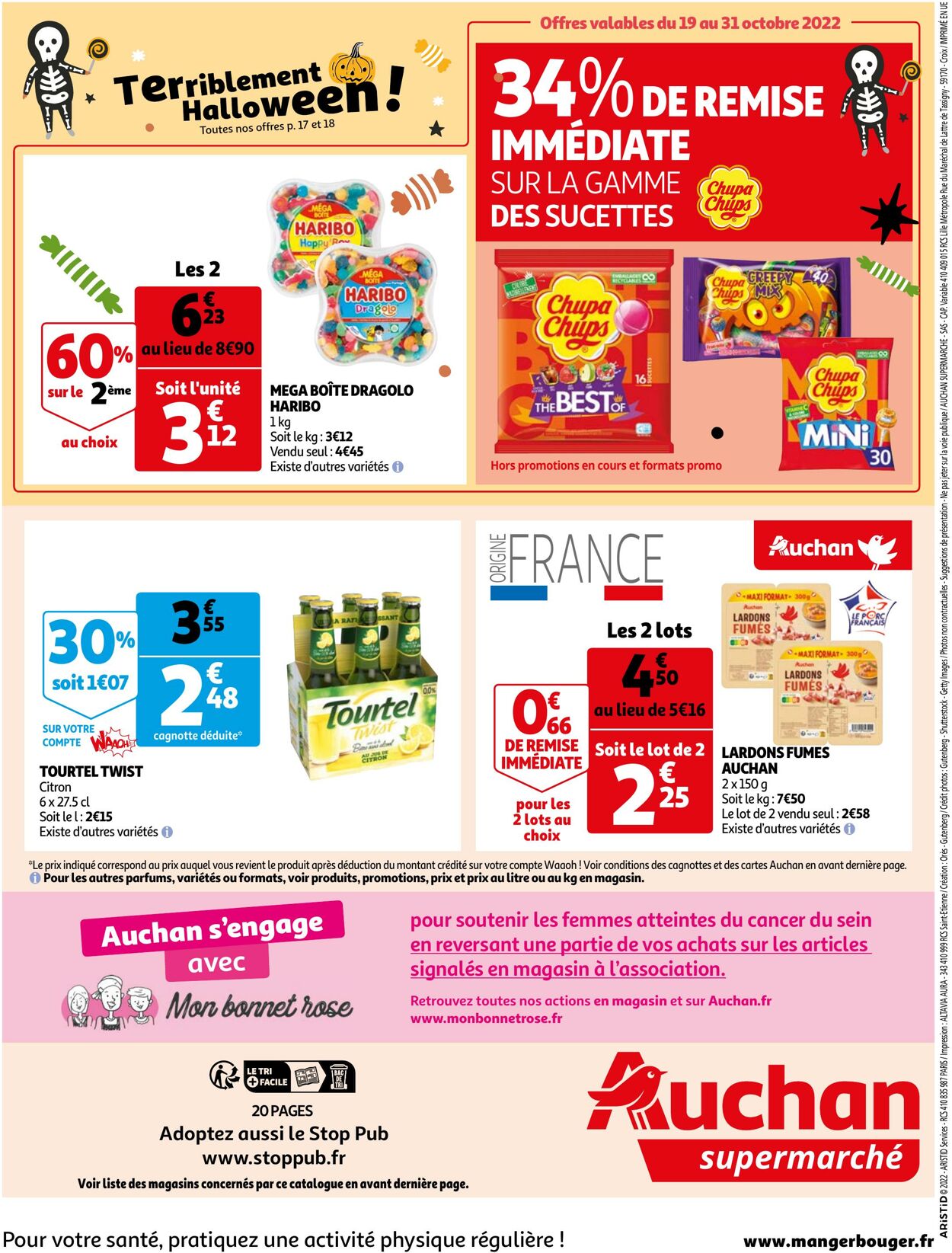 Catalogue Auchan 19.10.2022 - 25.10.2022