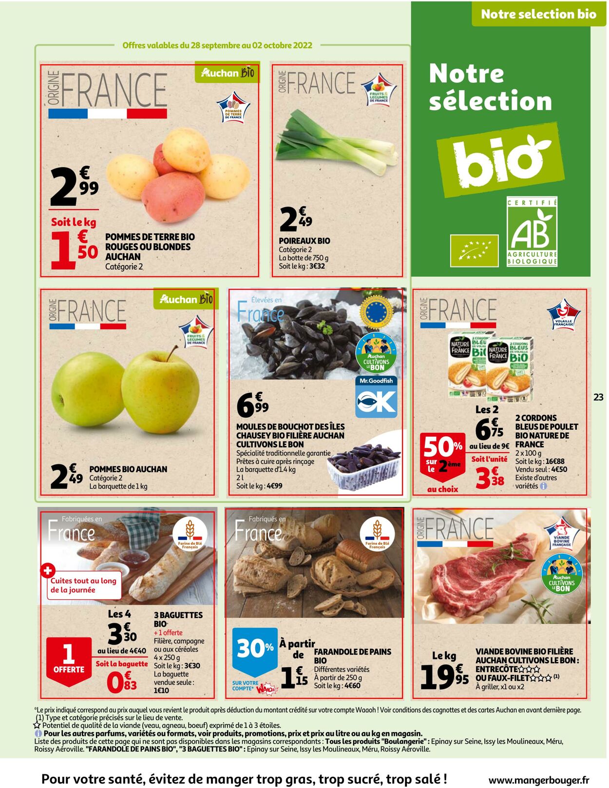 Catalogue Auchan 28.09.2022 - 04.10.2022