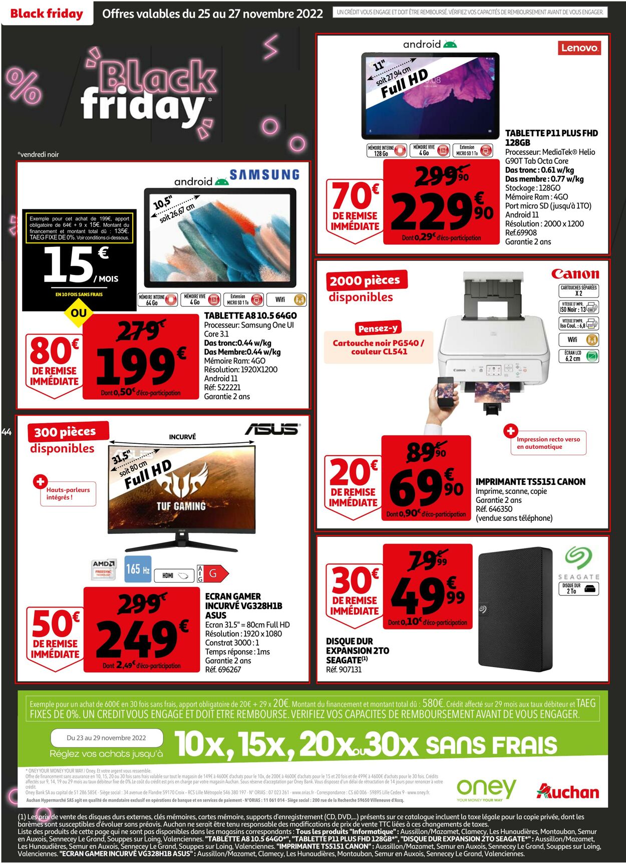 Catalogue Auchan 23.11.2022 - 29.11.2022