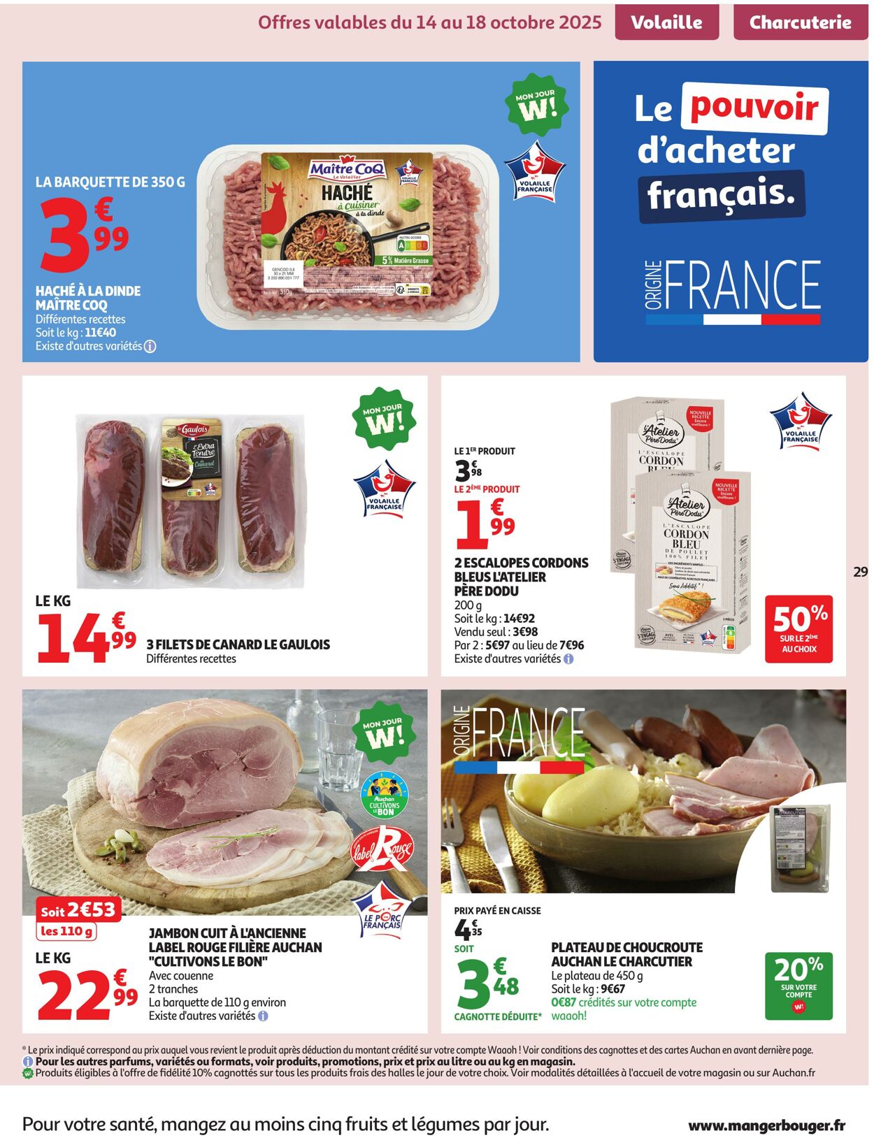 Catalogue Auchan 14.10.2025 - 26.10.2025