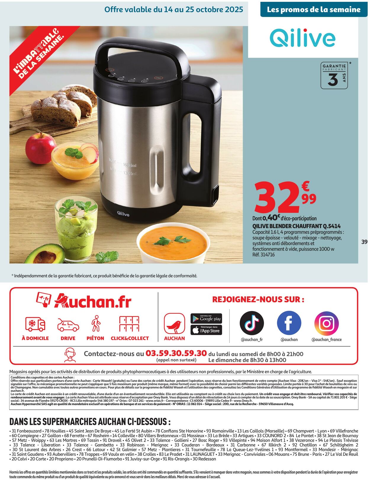 Catalogue Auchan 14.10.2025 - 26.10.2025