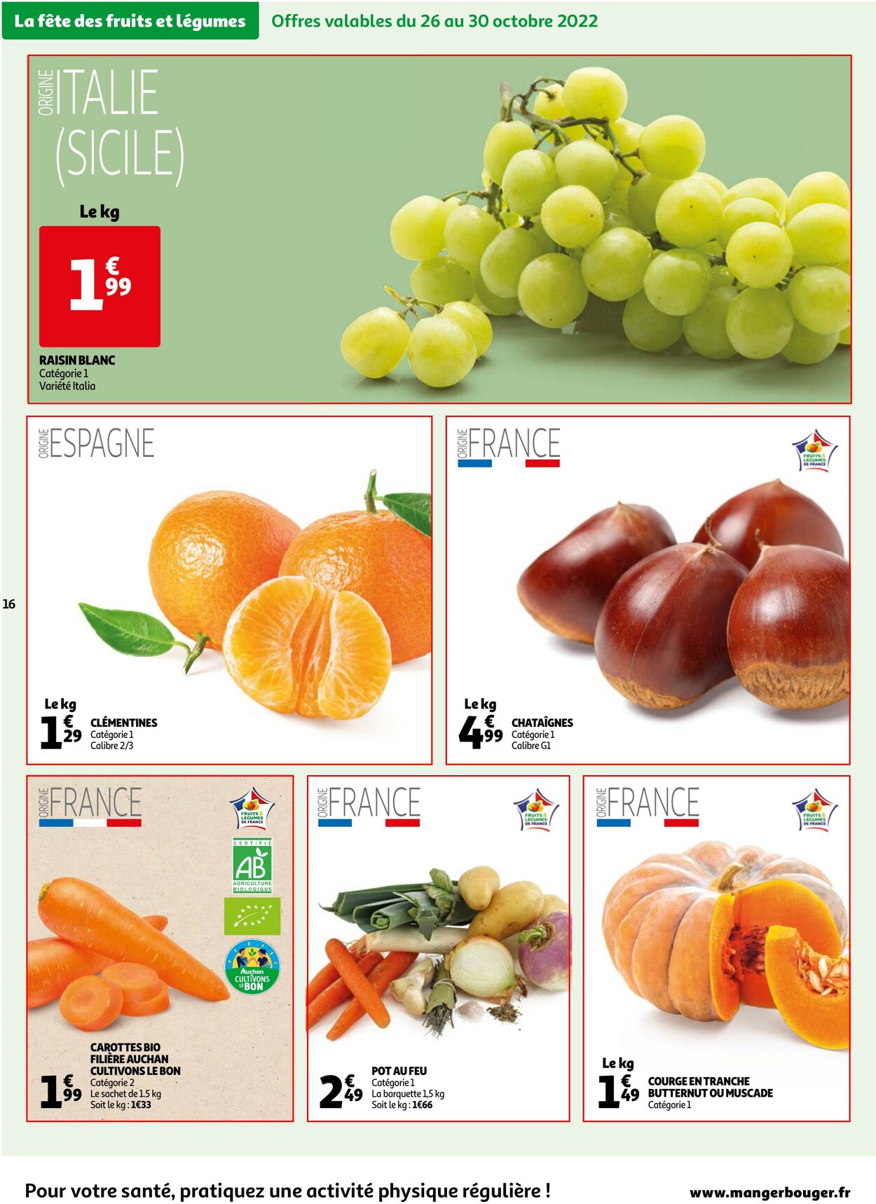 Catalogue Auchan 26.10.2022 - 01.11.2022