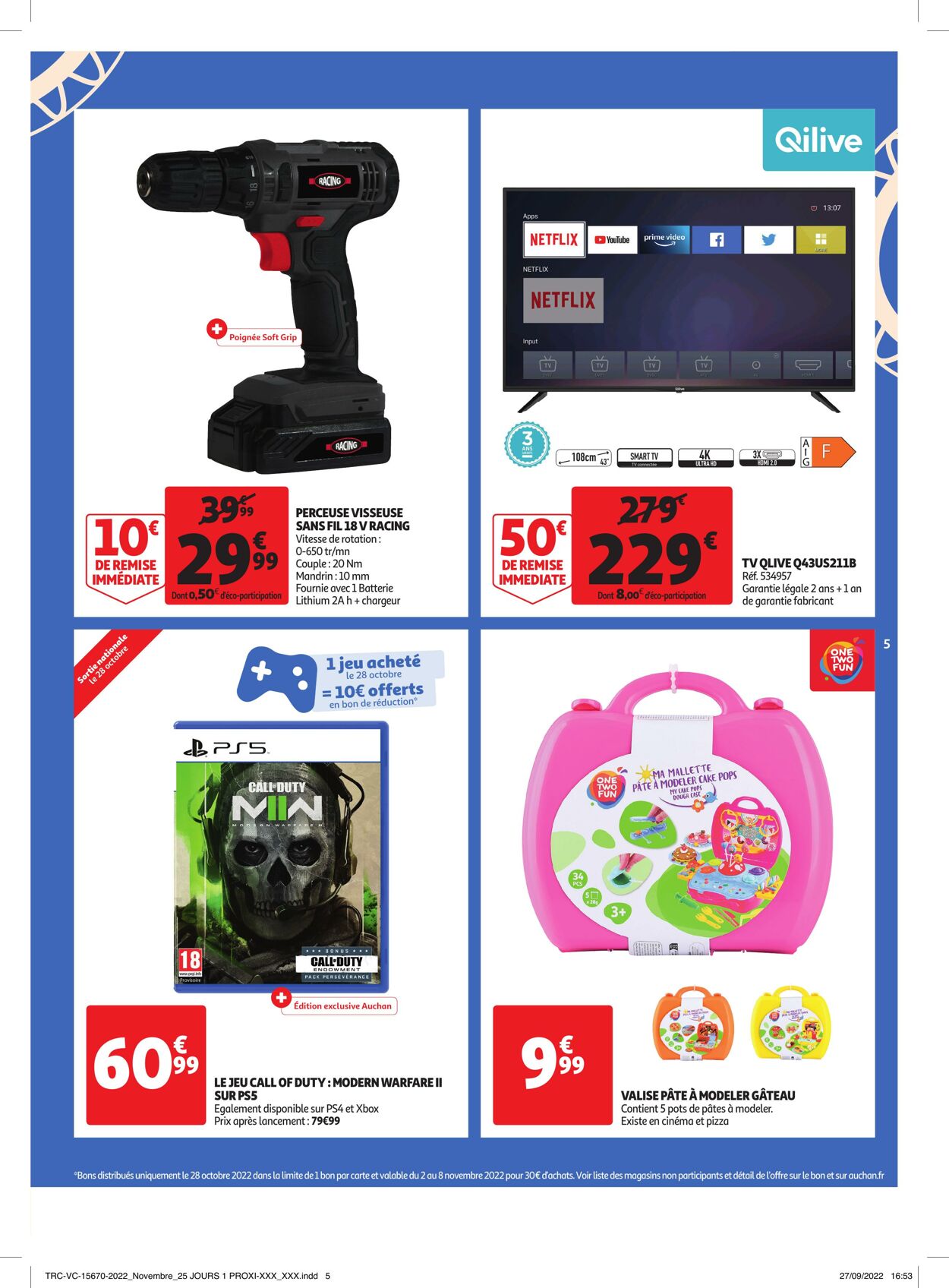 Catalogue Auchan 26.10.2022 - 01.11.2022