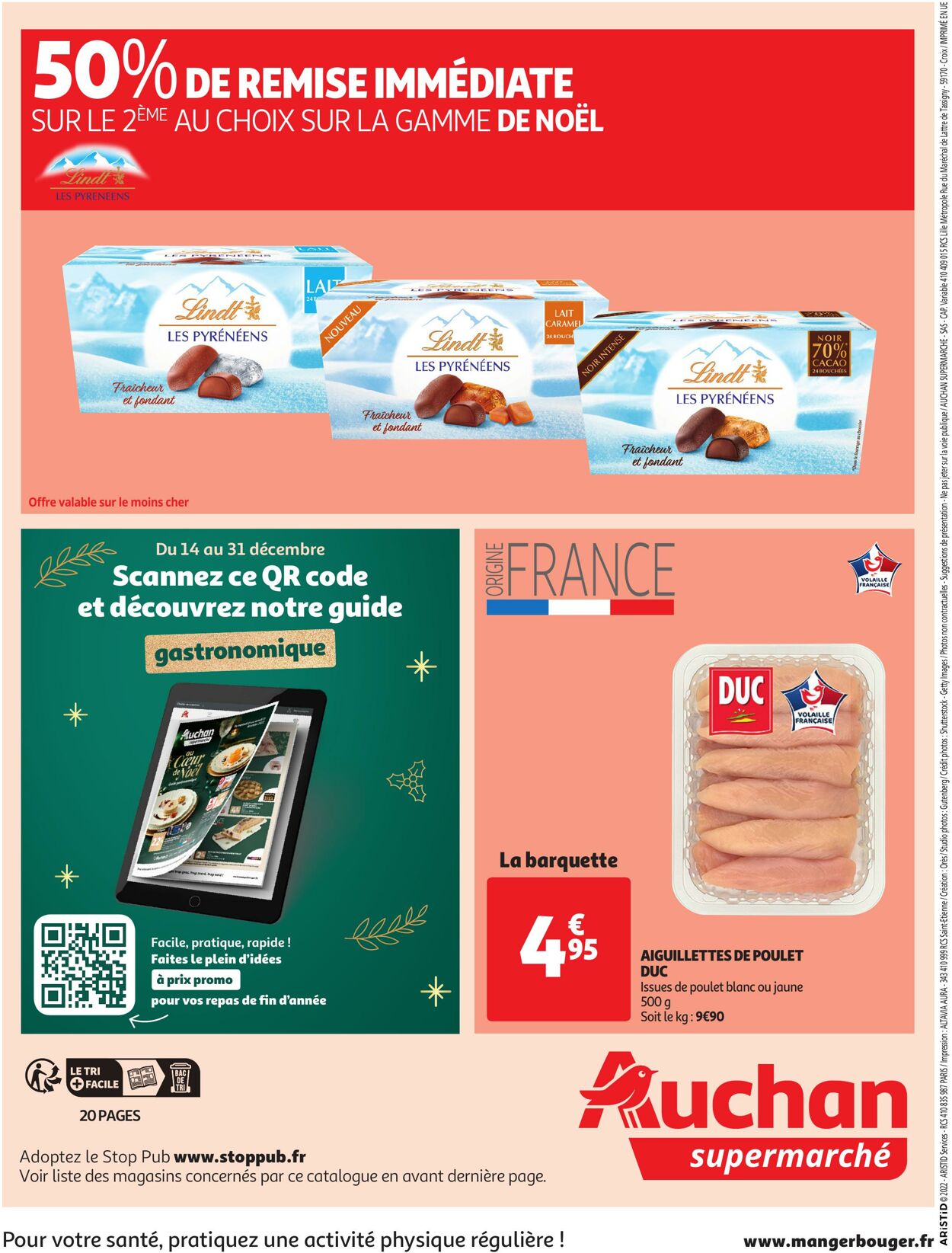 Catalogue Auchan 14.12.2022 - 24.12.2022