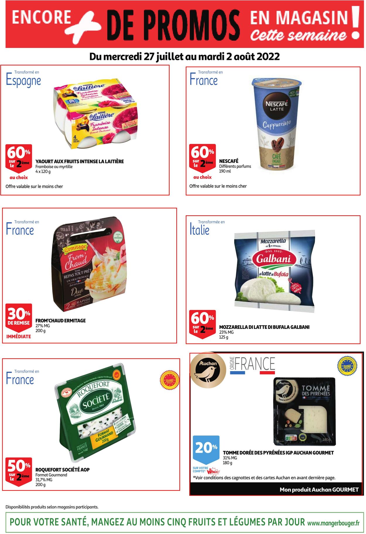 Catalogue Auchan 27.07.2022 - 02.08.2022