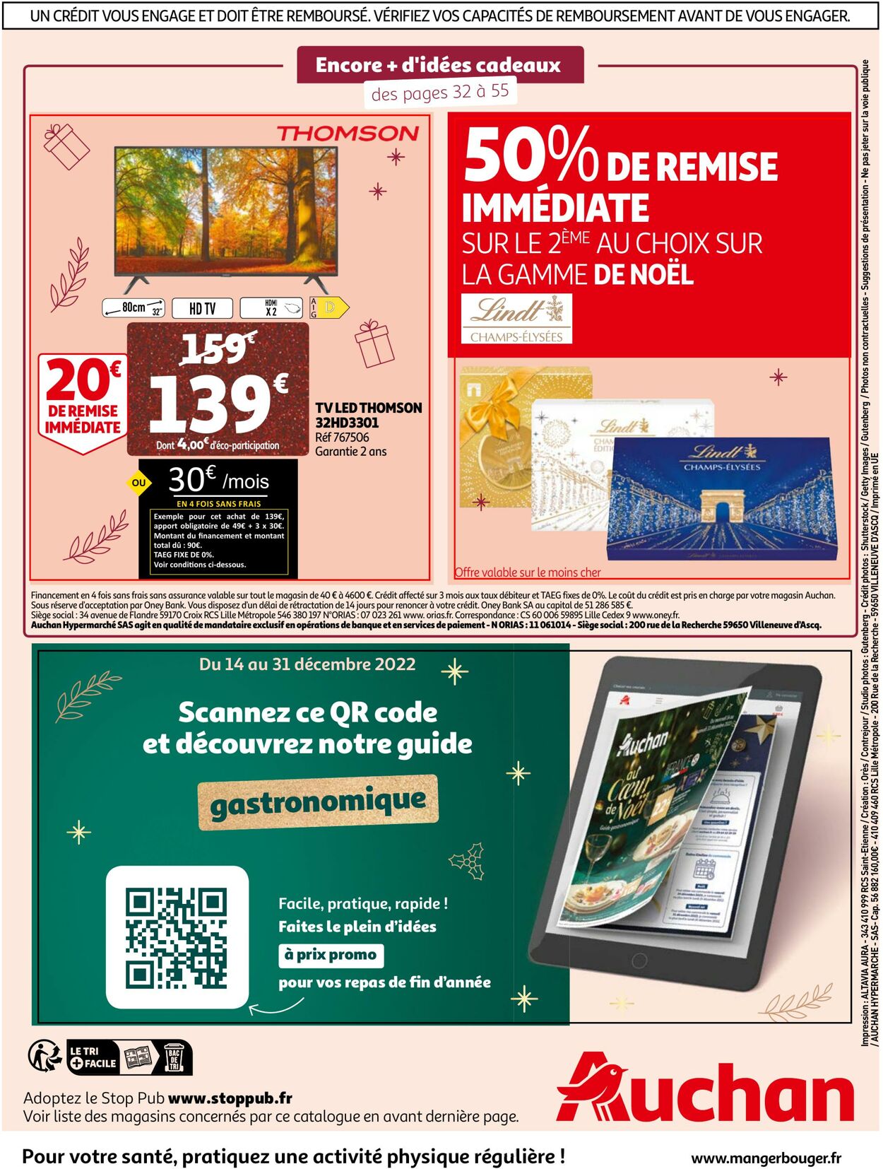 Catalogue Auchan 14.12.2022 - 24.12.2022