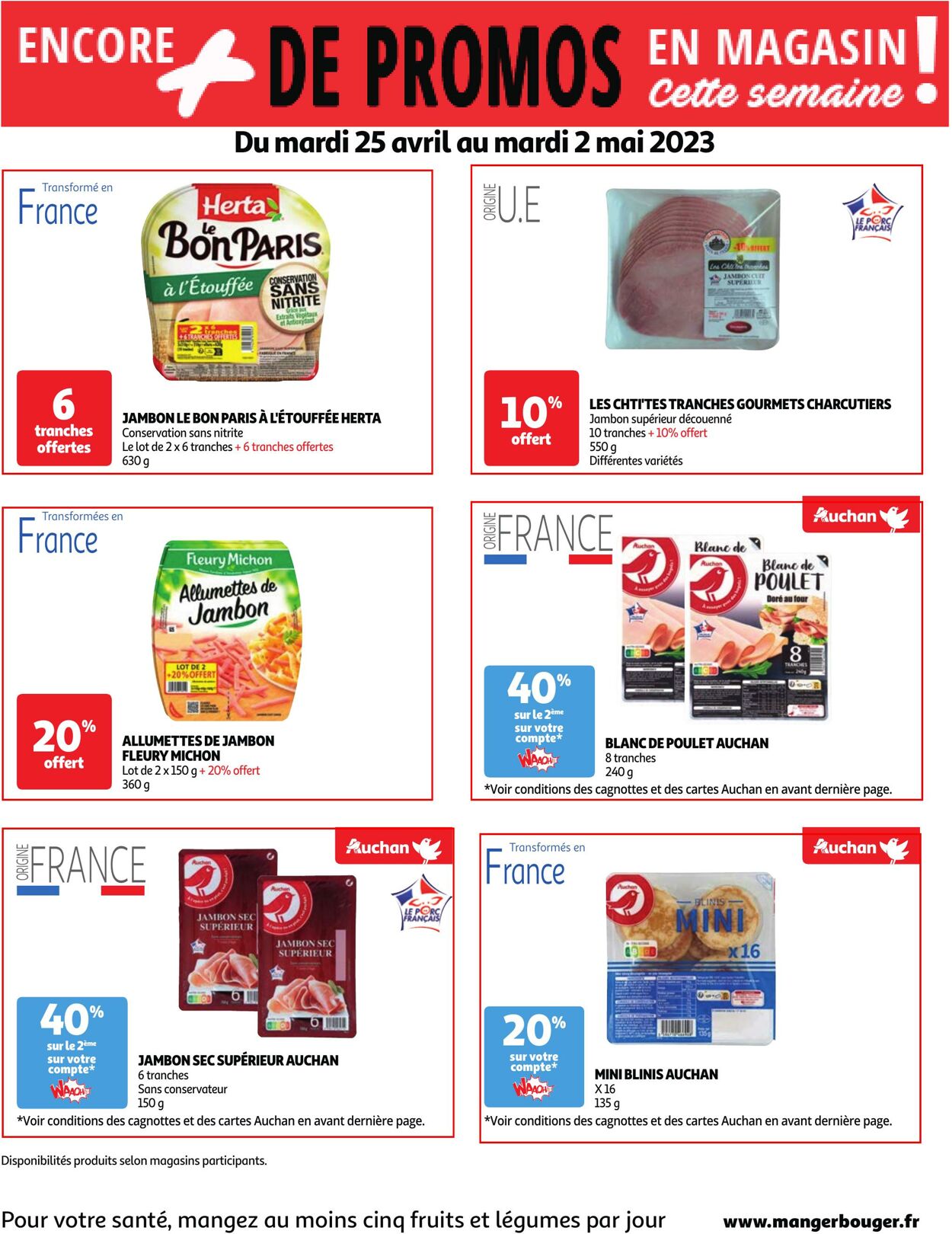 Catalogue Auchan 25.04.2023 - 02.05.2023