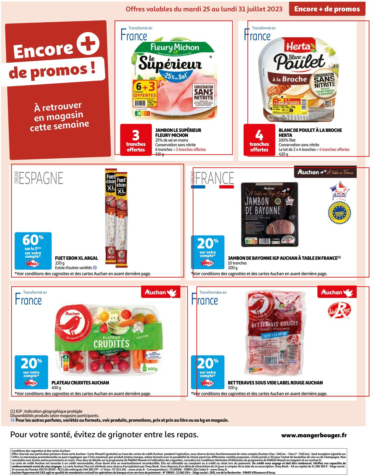 Catalogue Auchan 25.07.2023 - 31.07.2023