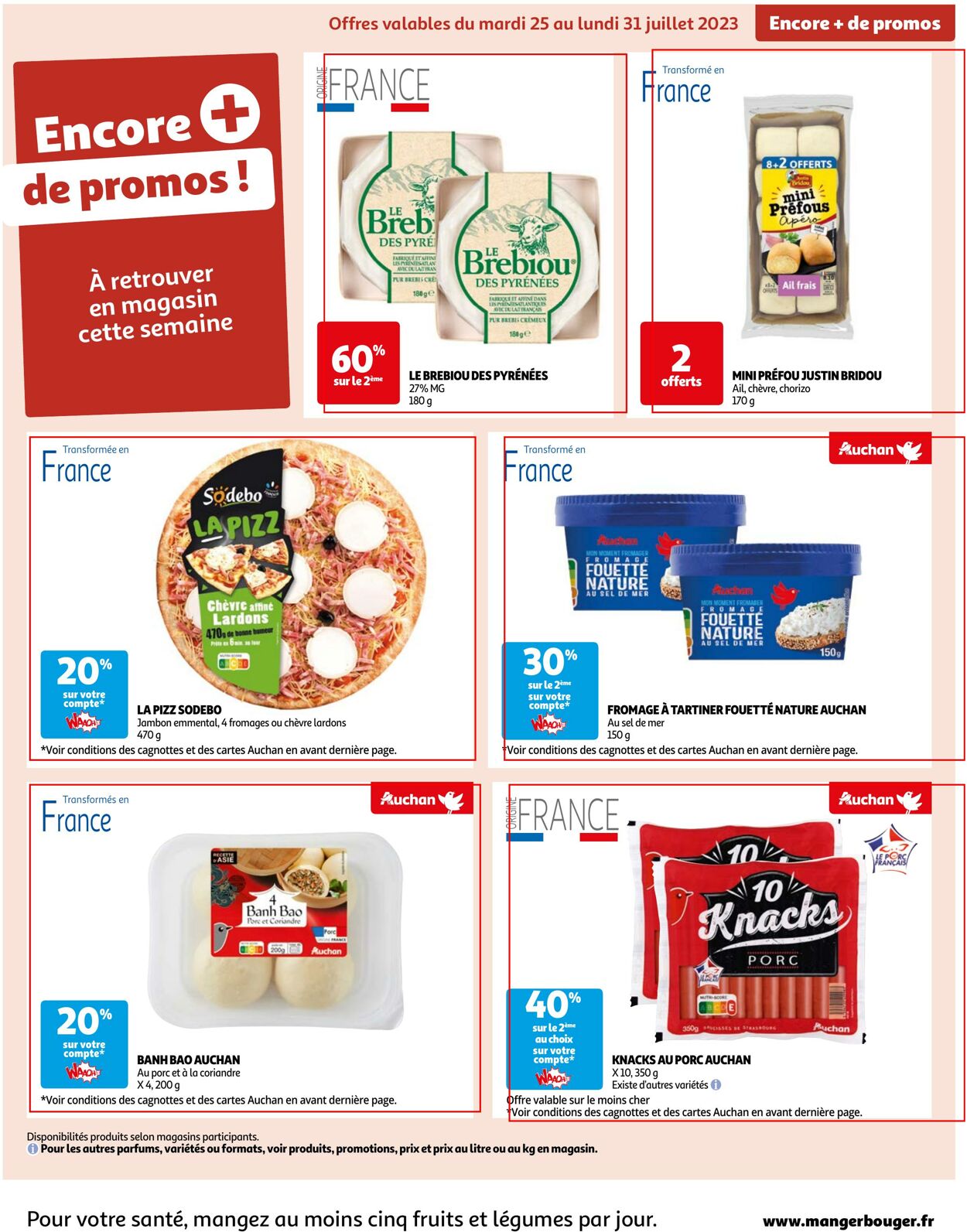 Catalogue Auchan 25.07.2023 - 31.07.2023