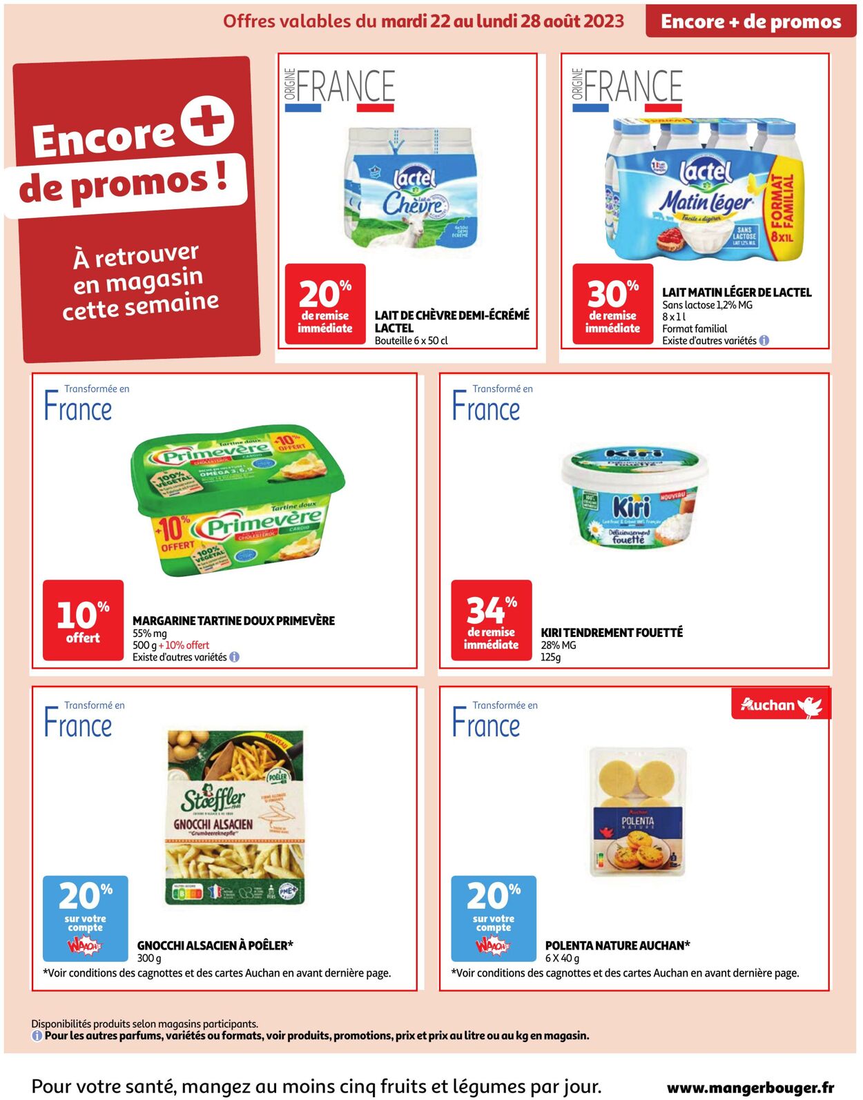 Catalogue Auchan 22.08.2023 - 28.08.2023