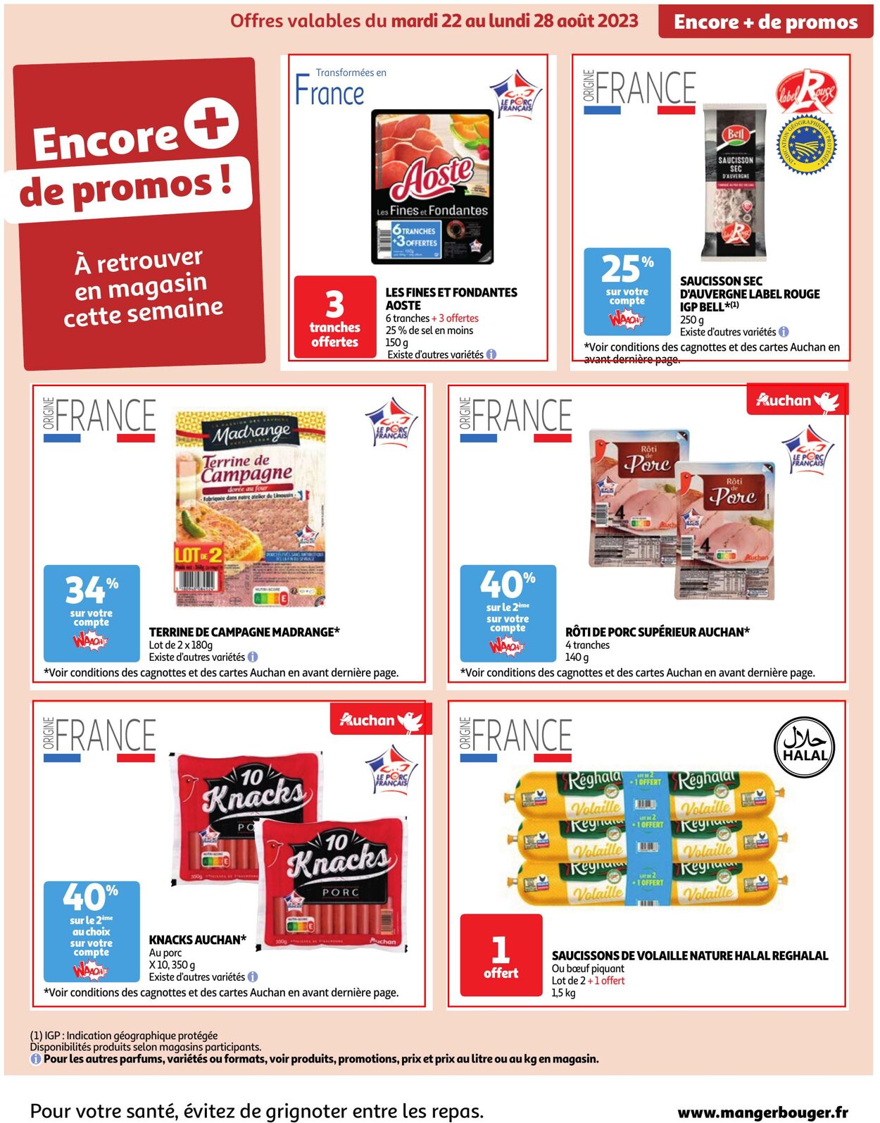 Catalogue Auchan 22.08.2023 - 28.08.2023