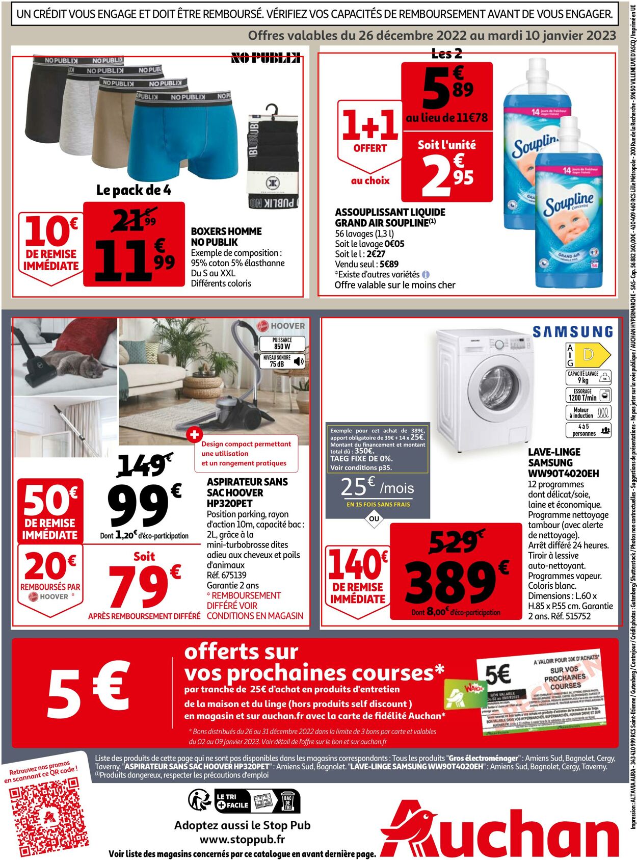 Catalogue Auchan 26.12.2022 - 10.01.2023