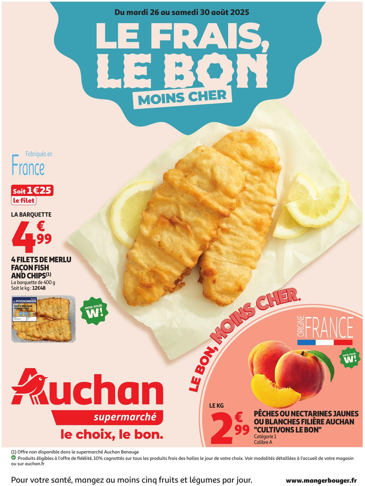 Catalogue Auchan 26.08.2025 - 30.08.2025