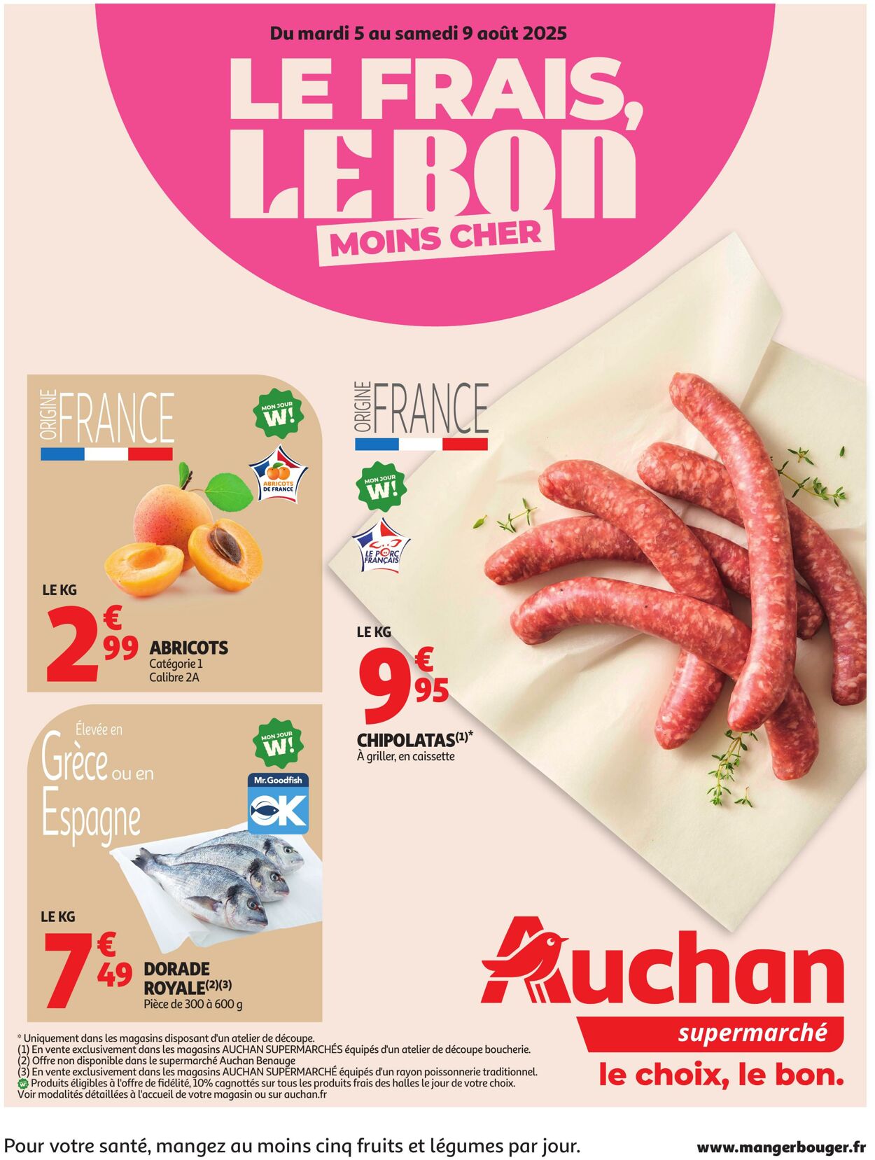 Catalogue Auchan 05.08.2025 - 09.08.2025