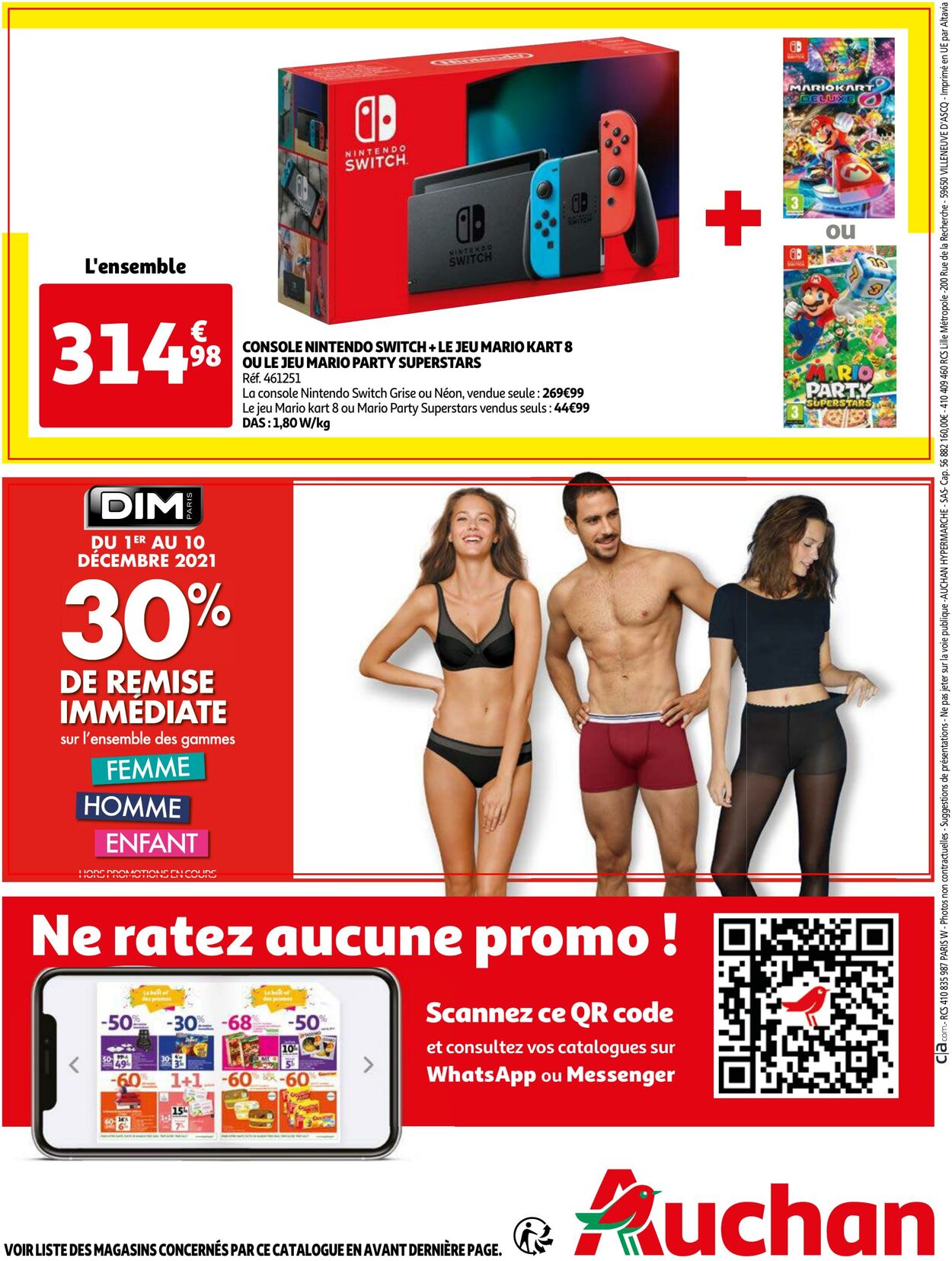Catalogue Auchan 01.12.2021 - 10.12.2021