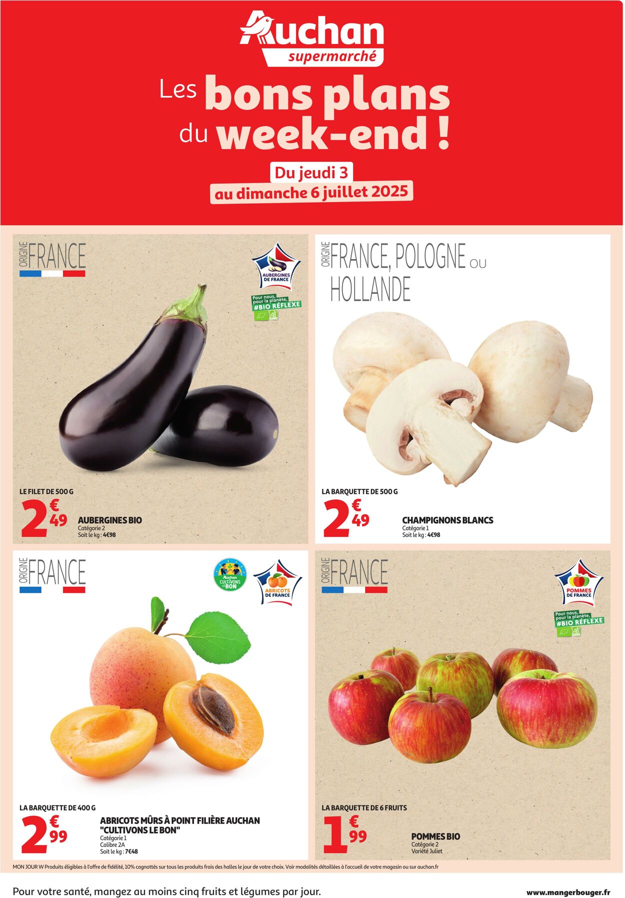 Catalogue Auchan 03.07.2025 - 06.07.2025