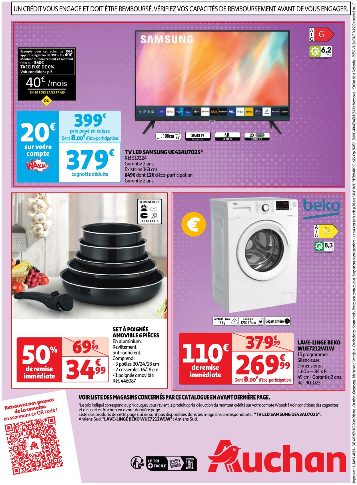 Catalogue Auchan 16.08.2023 - 04.09.2023