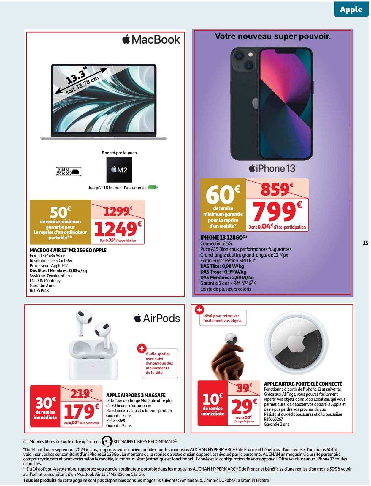 Catalogue Auchan 16.08.2023 - 04.09.2023