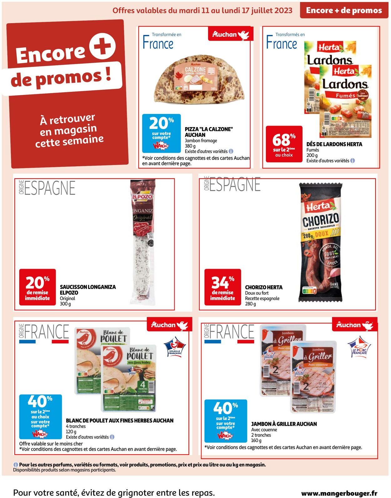 Catalogue Auchan 11.07.2023 - 17.07.2023