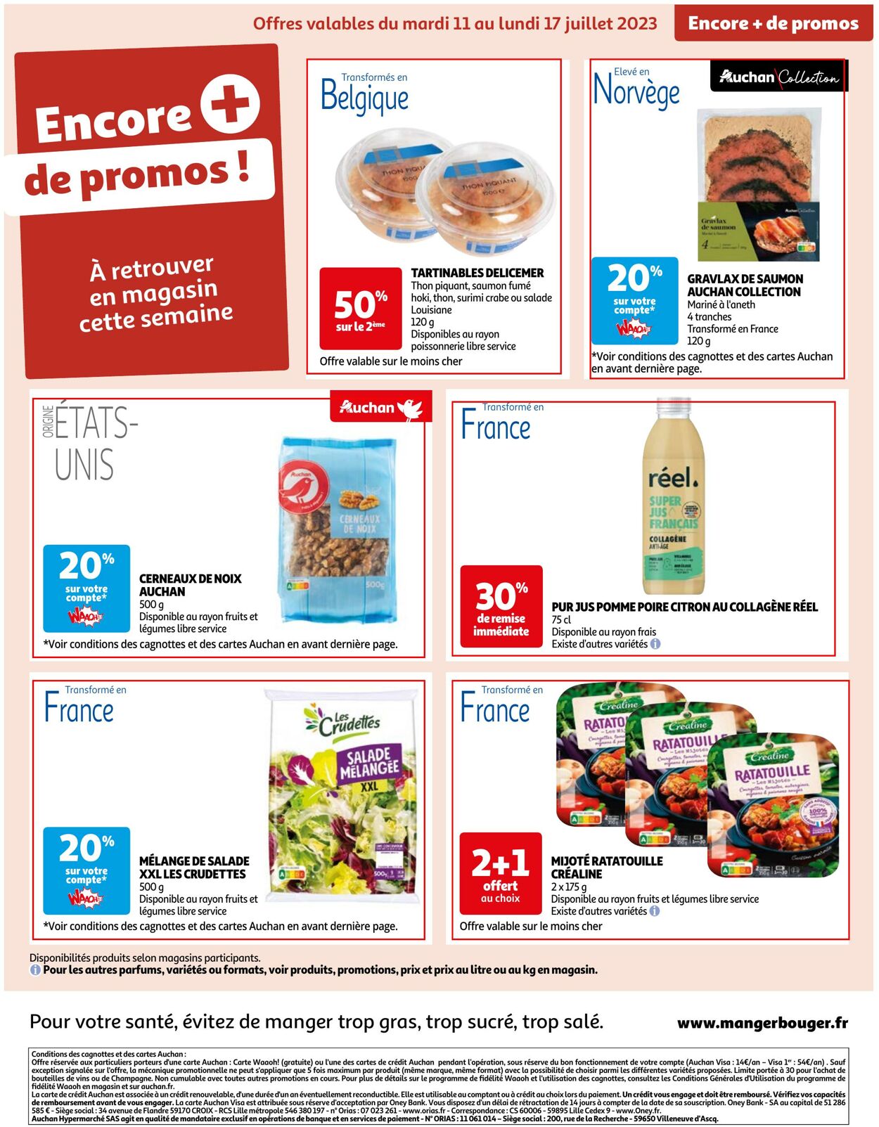 Catalogue Auchan 11.07.2023 - 17.07.2023