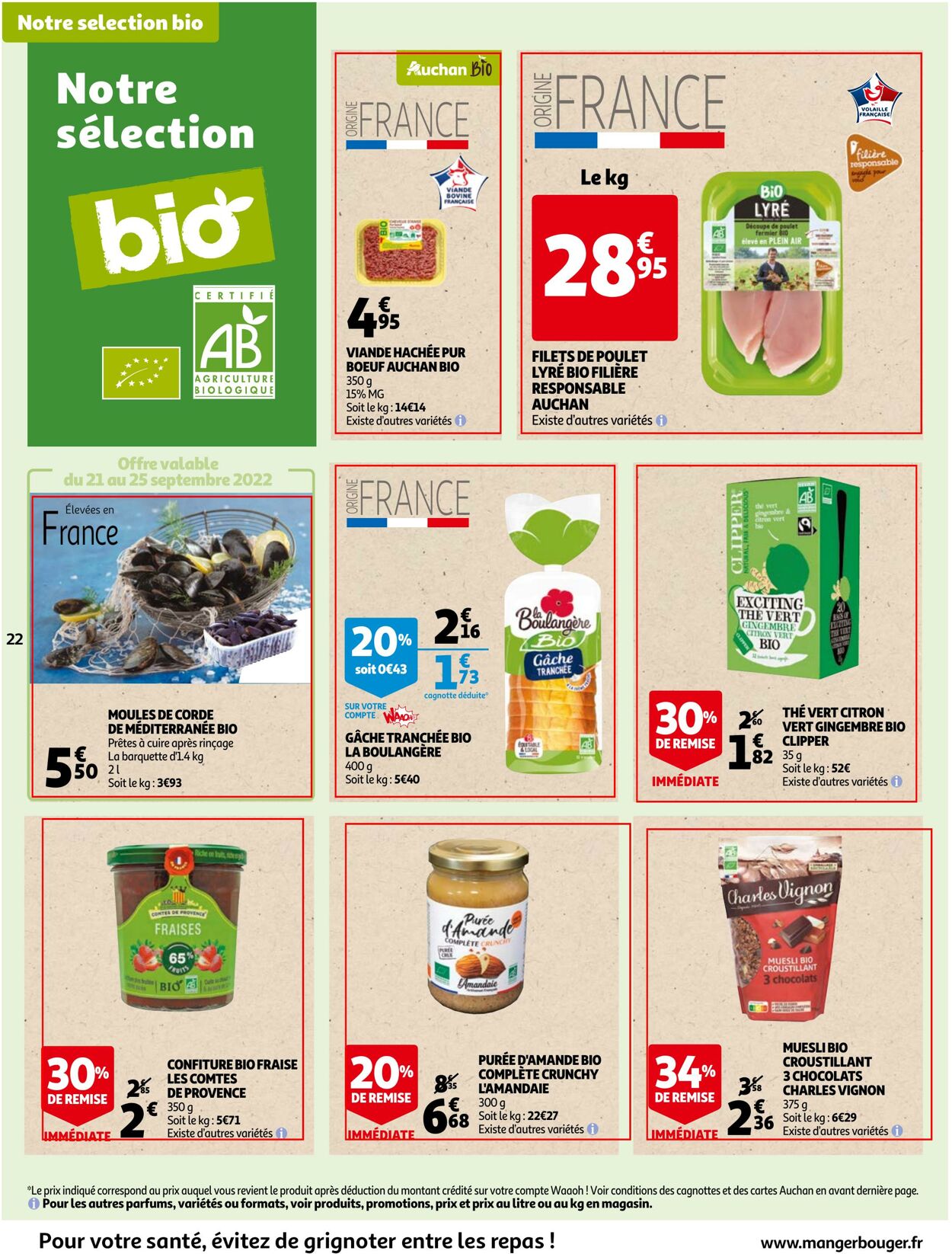 Catalogue Auchan 21.09.2022 - 27.09.2022