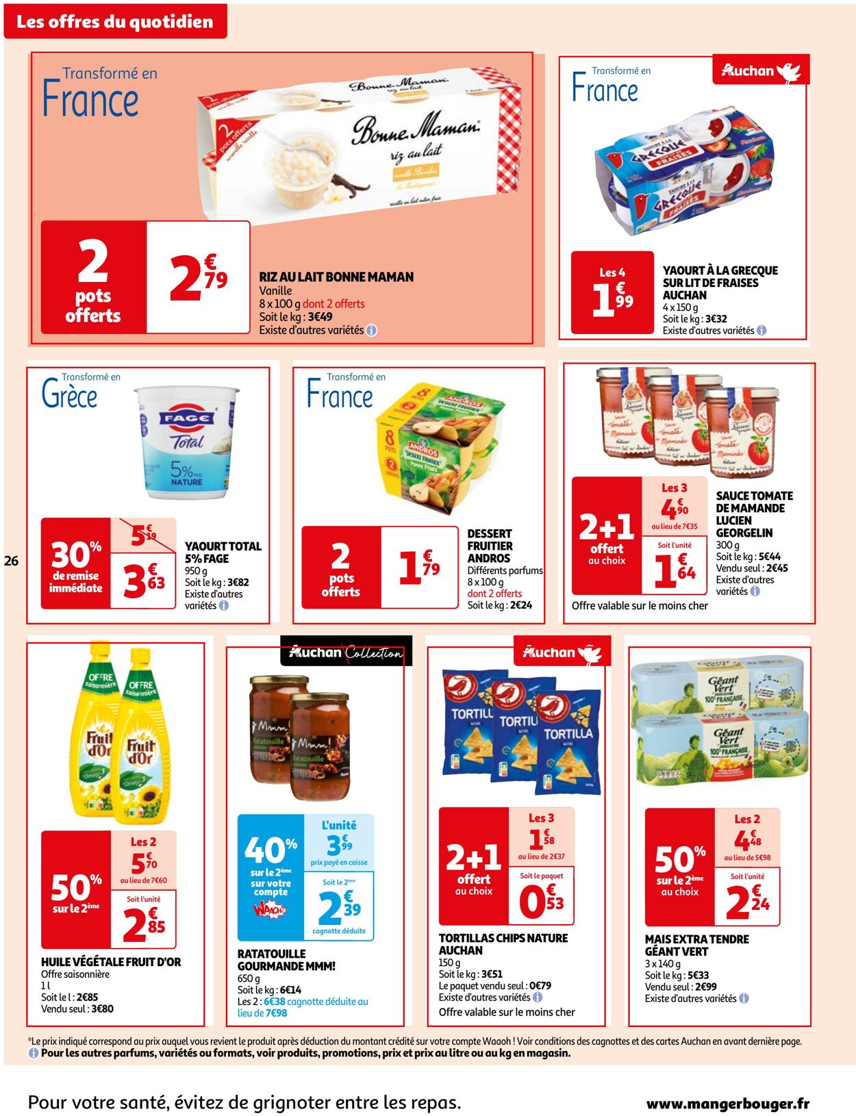 Catalogue Auchan 16.08.2023 - 21.08.2023