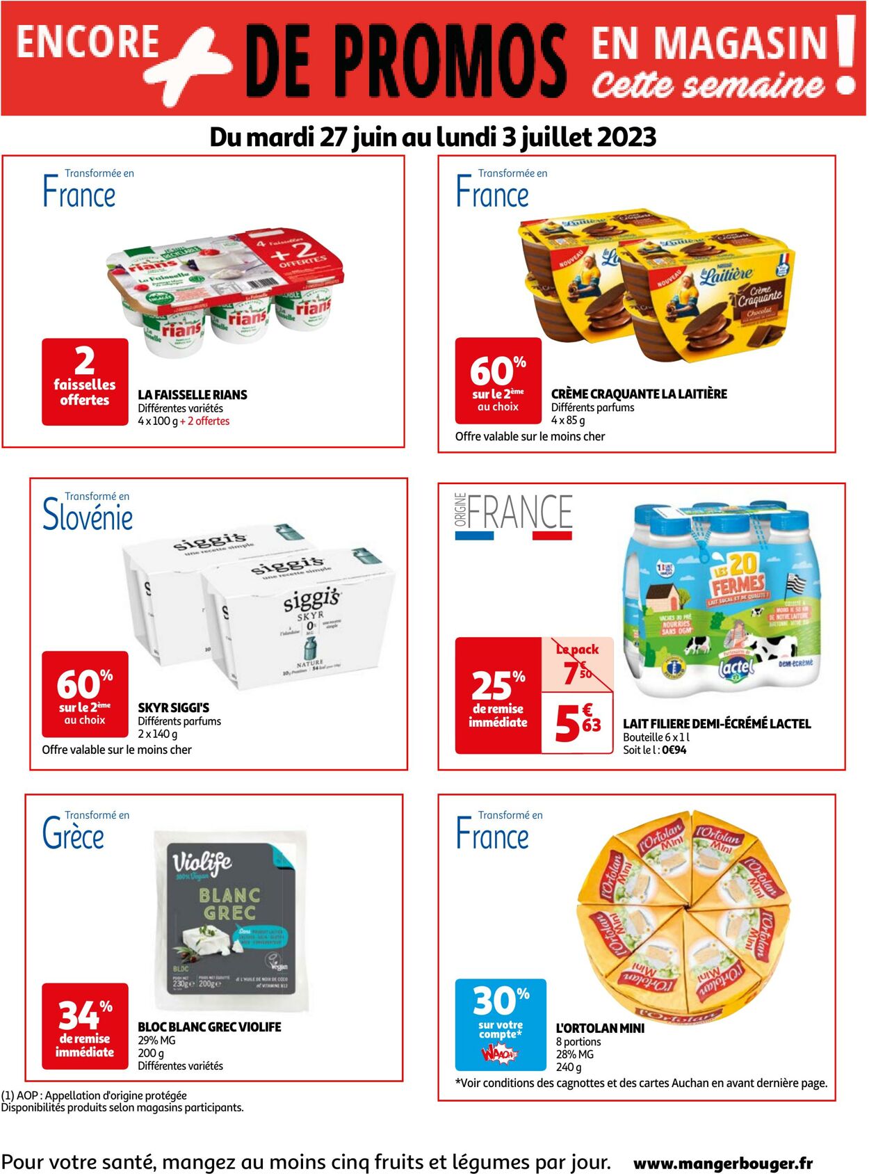 Catalogue Auchan 27.06.2023 - 03.07.2023