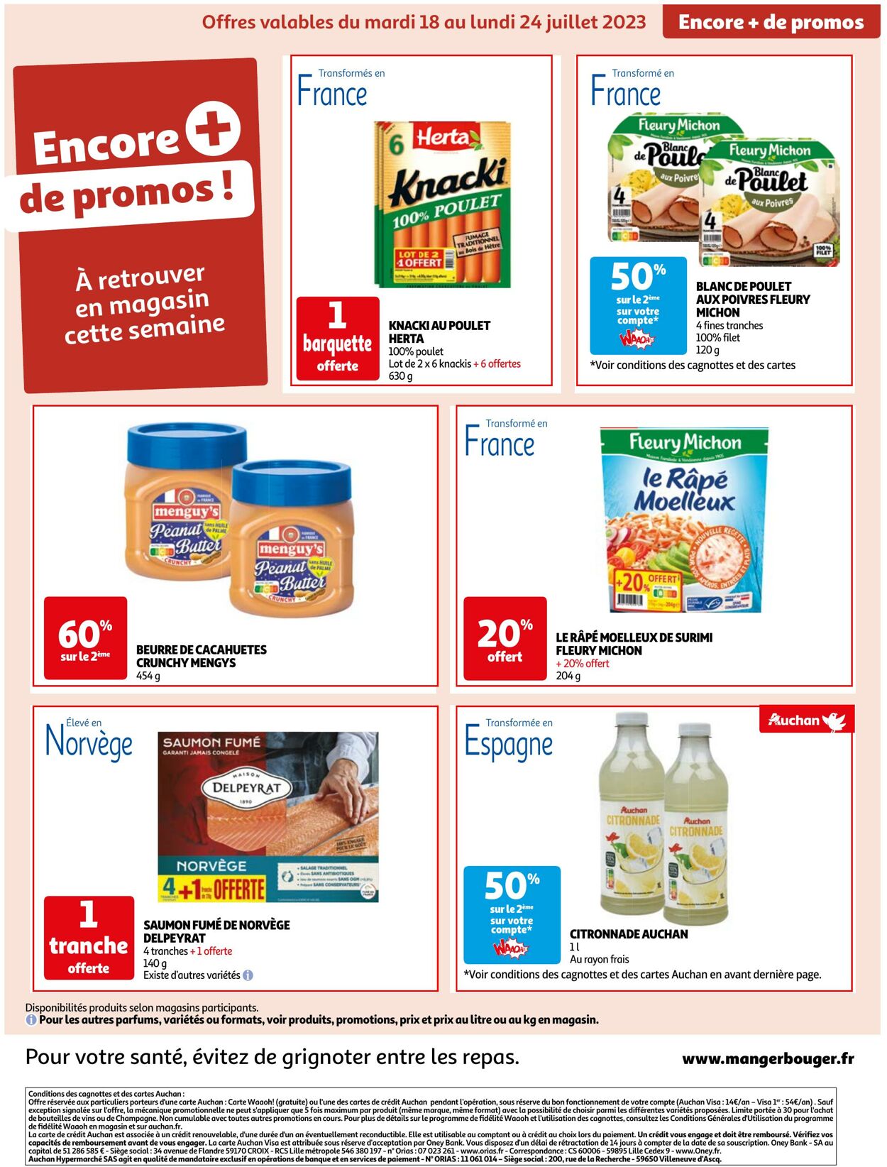 Catalogue Auchan 18.07.2023 - 24.07.2023