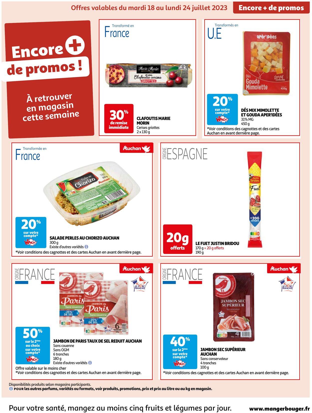 Catalogue Auchan 18.07.2023 - 24.07.2023