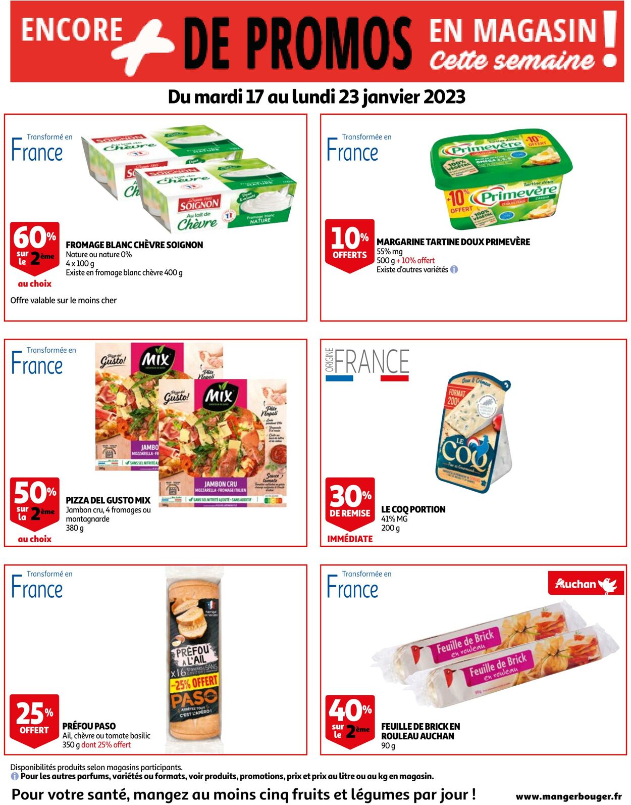 Catalogue Auchan 17.01.2023 - 23.01.2023