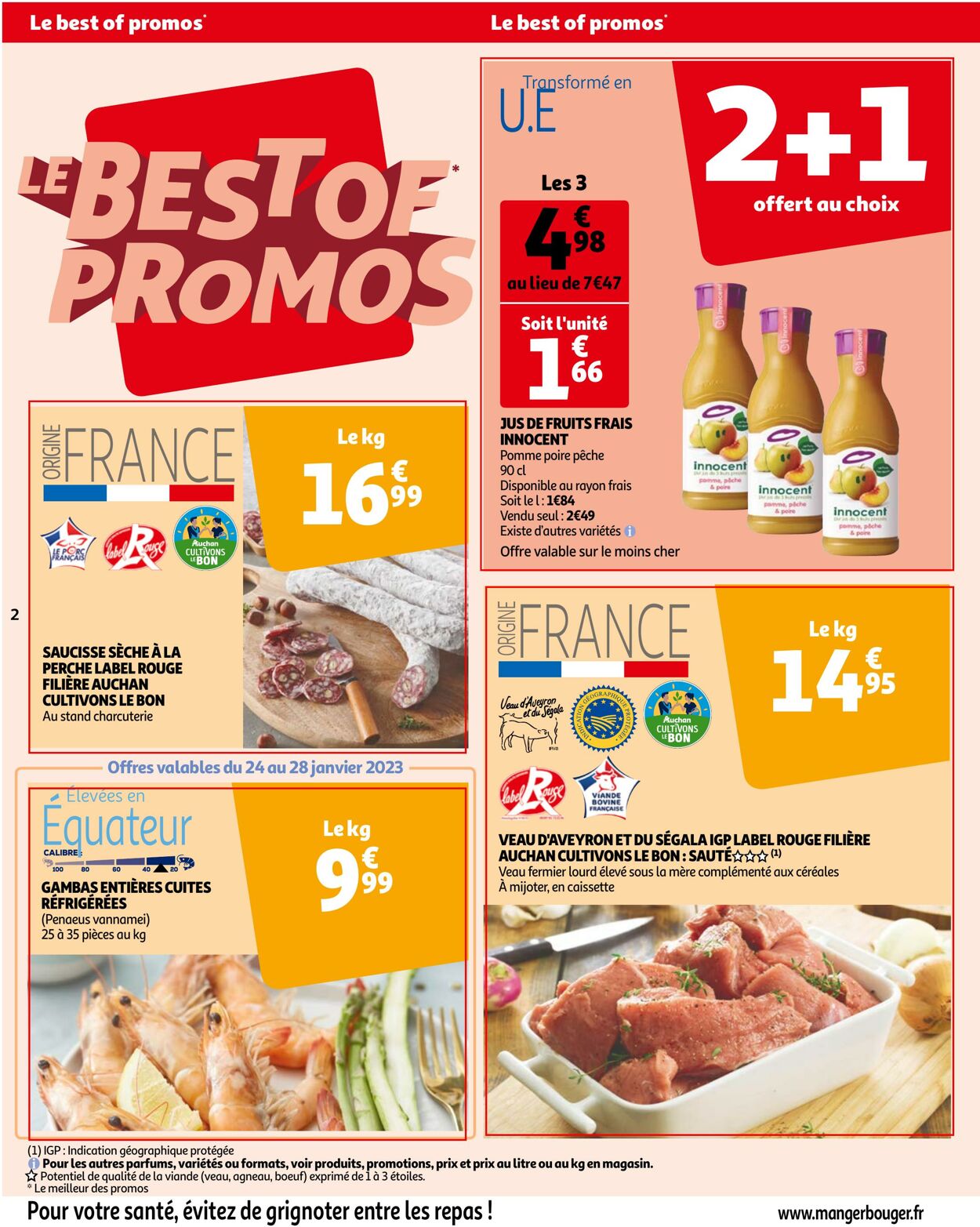 Catalogue Auchan 24.01.2023 - 30.01.2023