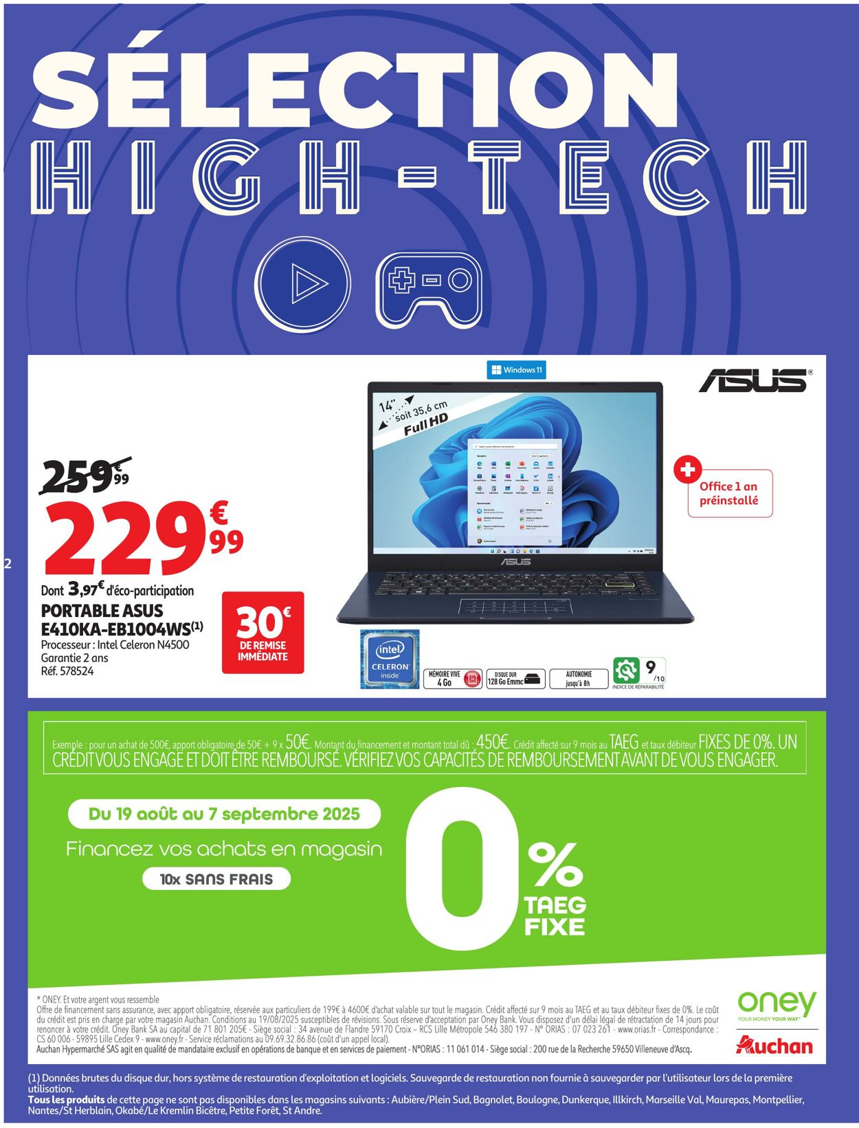 Catalogue Auchan 19.08.2025 - 07.09.2025