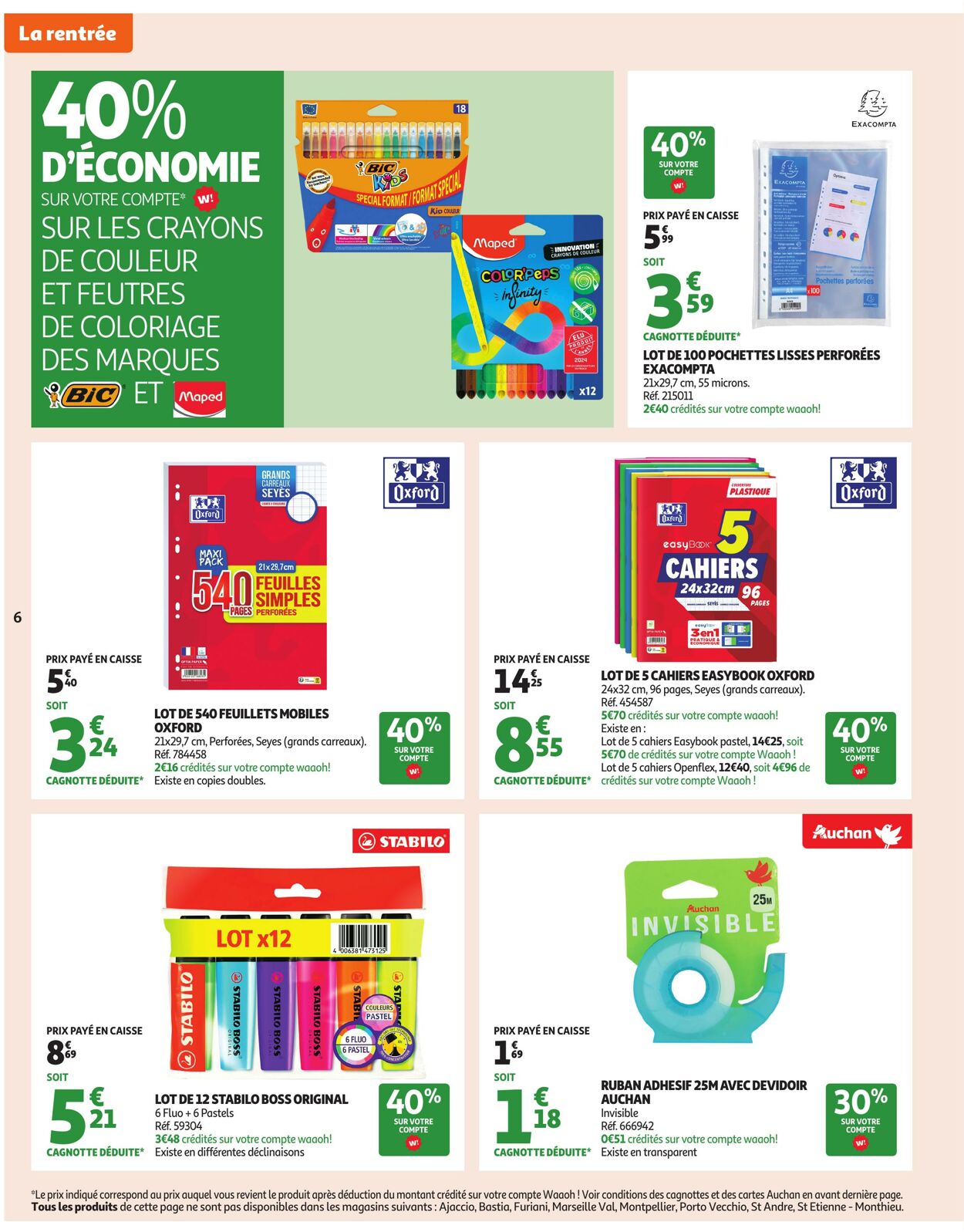 Catalogue Auchan 19.08.2025 - 07.09.2025