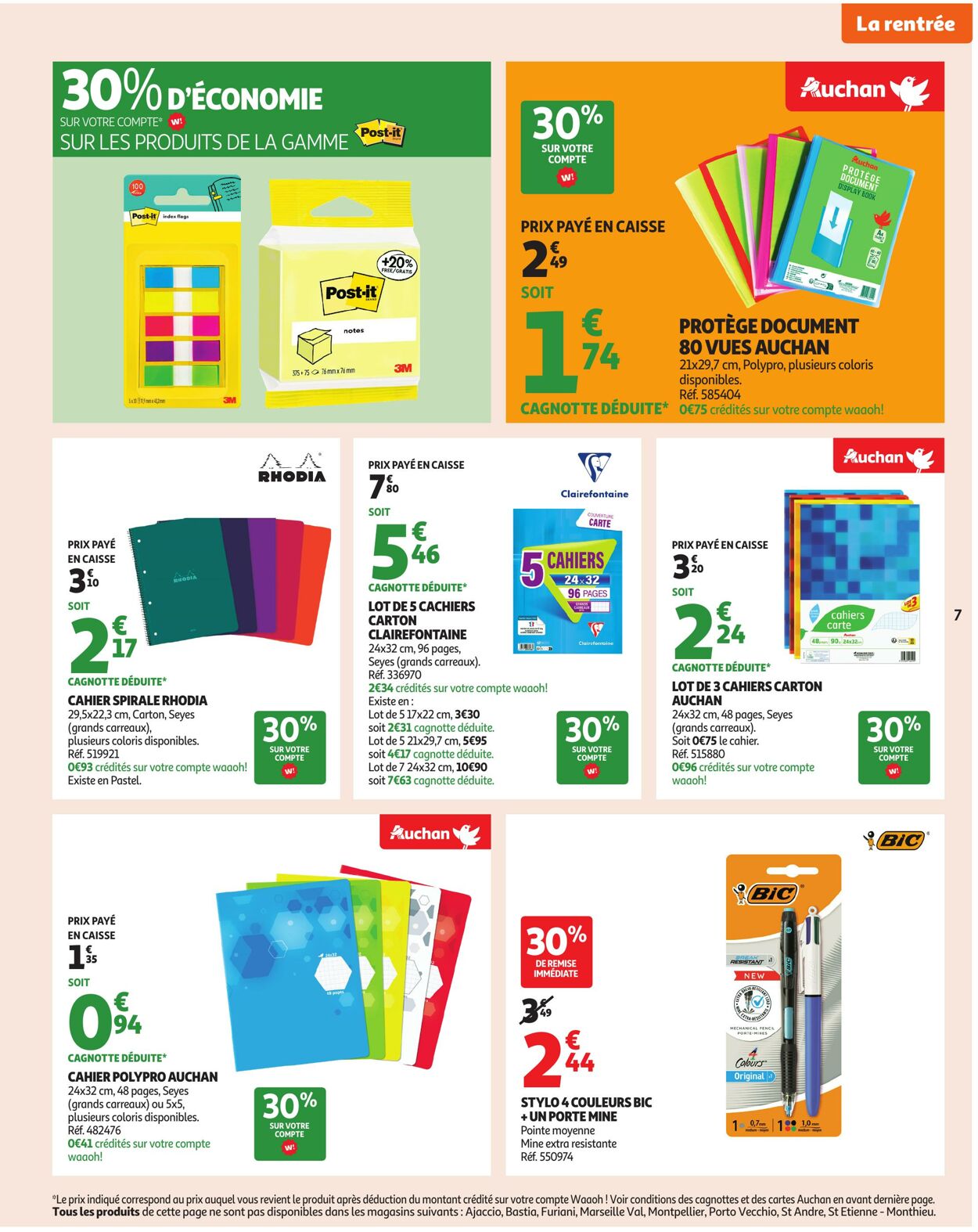 Catalogue Auchan 19.08.2025 - 07.09.2025