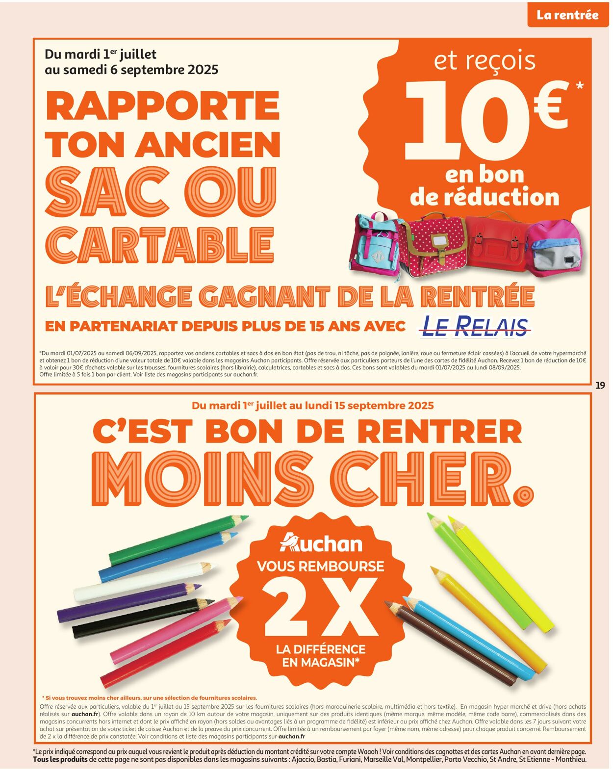 Catalogue Auchan 19.08.2025 - 07.09.2025