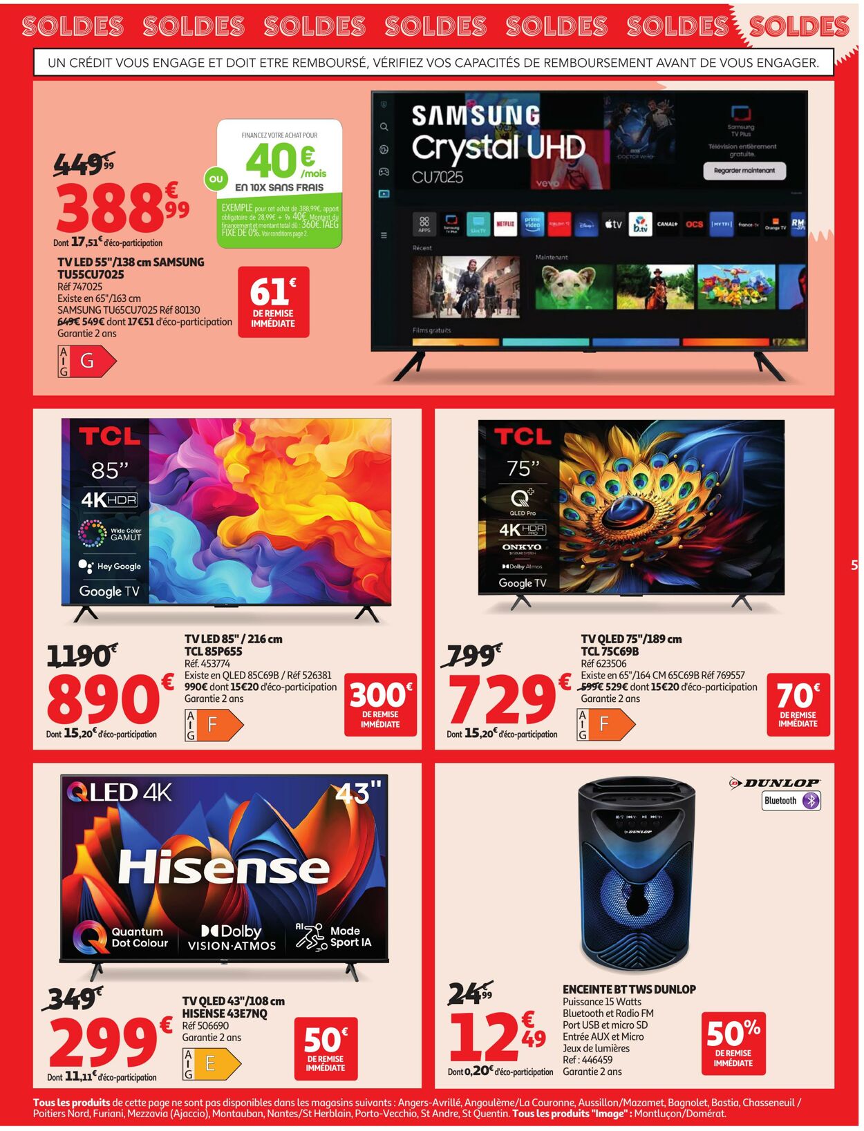 Catalogue Auchan 09.07.2025 - 05.08.2025