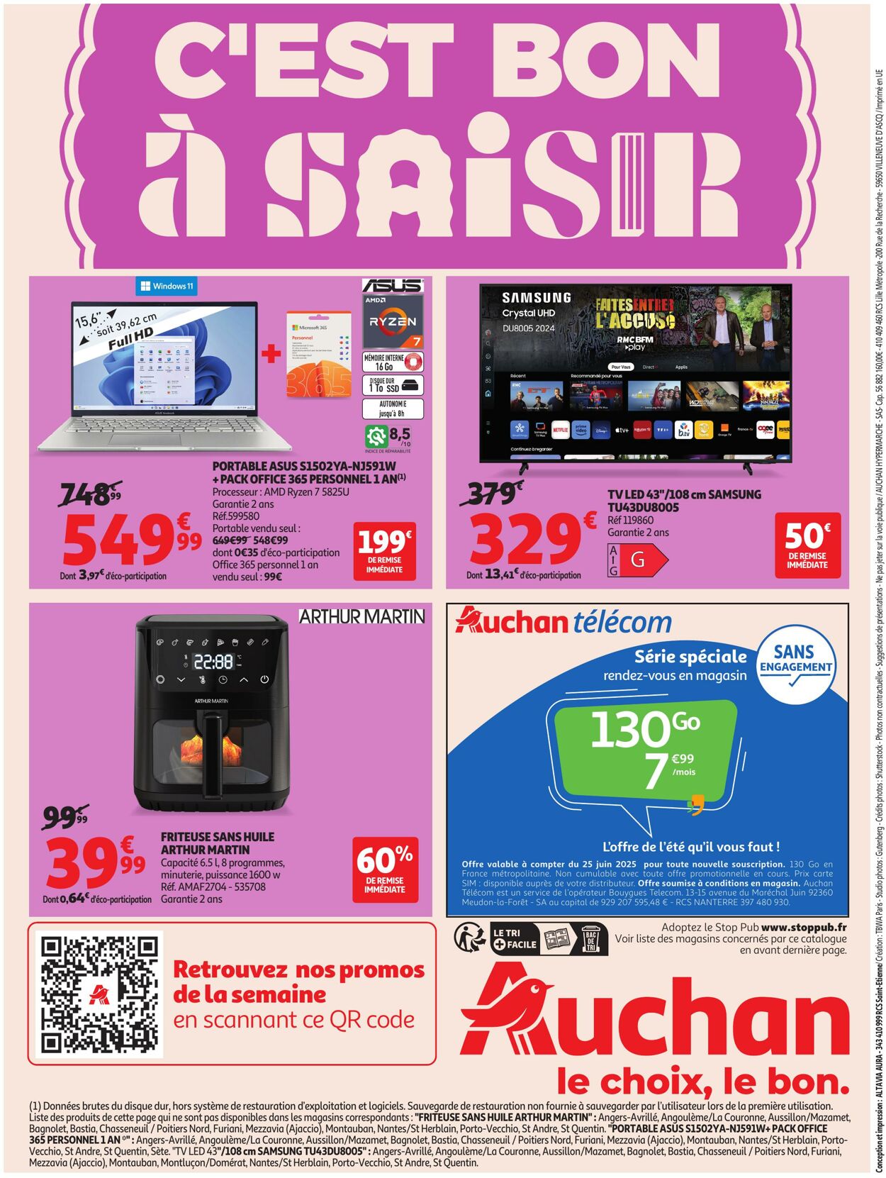 Catalogue Auchan 25.06.2025 - 22.07.2025