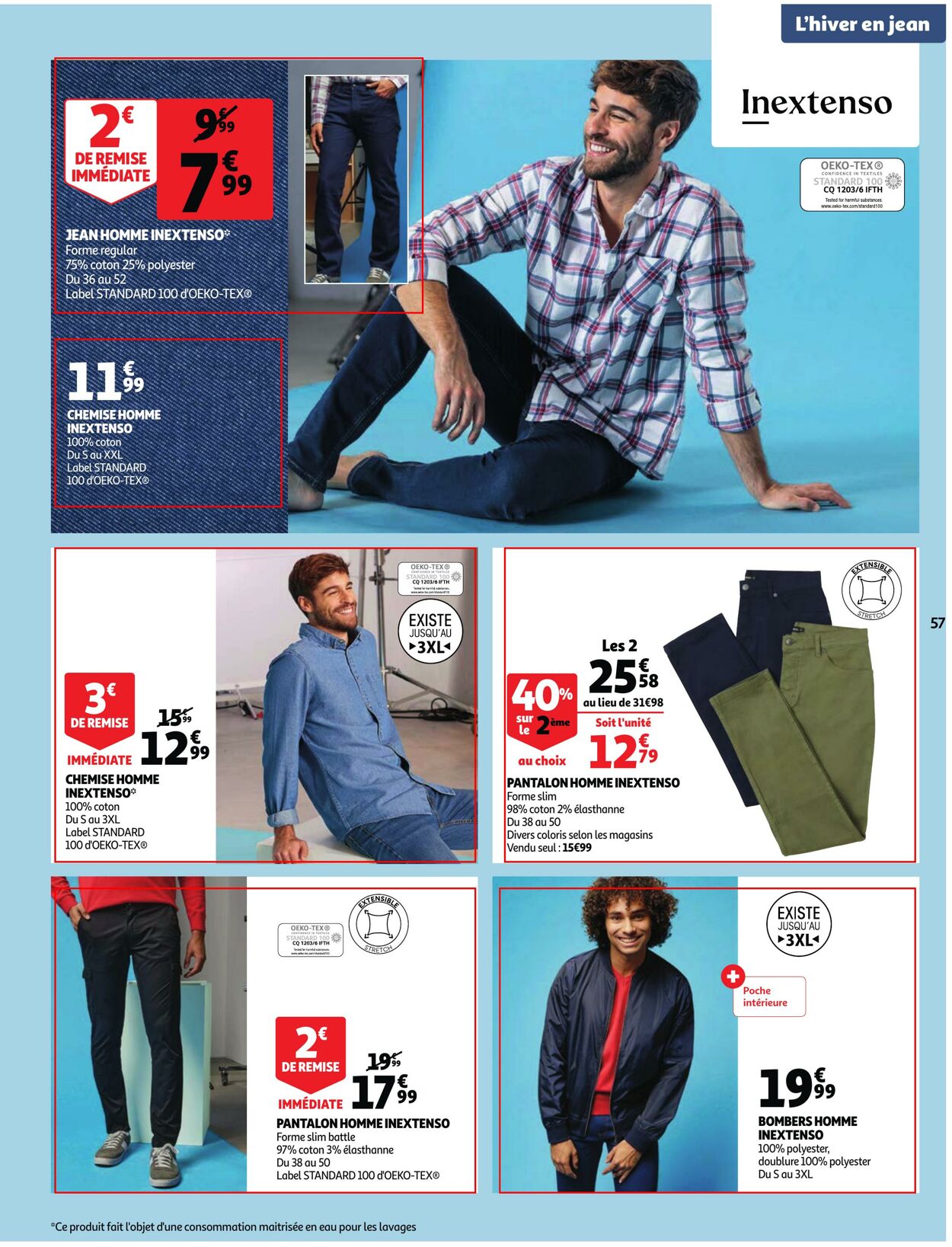 Chemise homme auchan hot sale