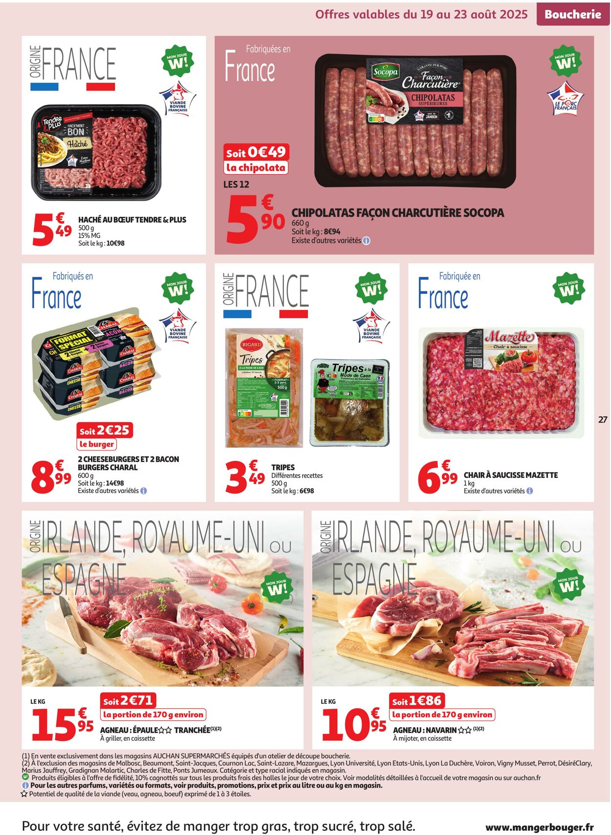 Catalogue Auchan 19.08.2025 - 30.08.2025