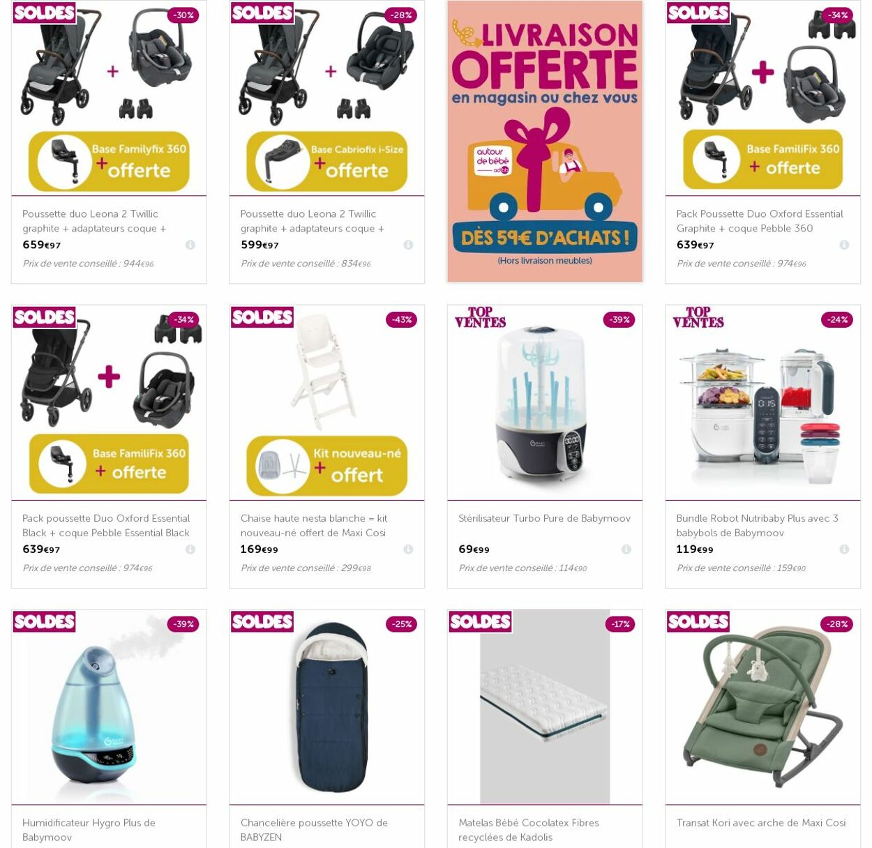 Autour De Bebe Catalogues promotionnels